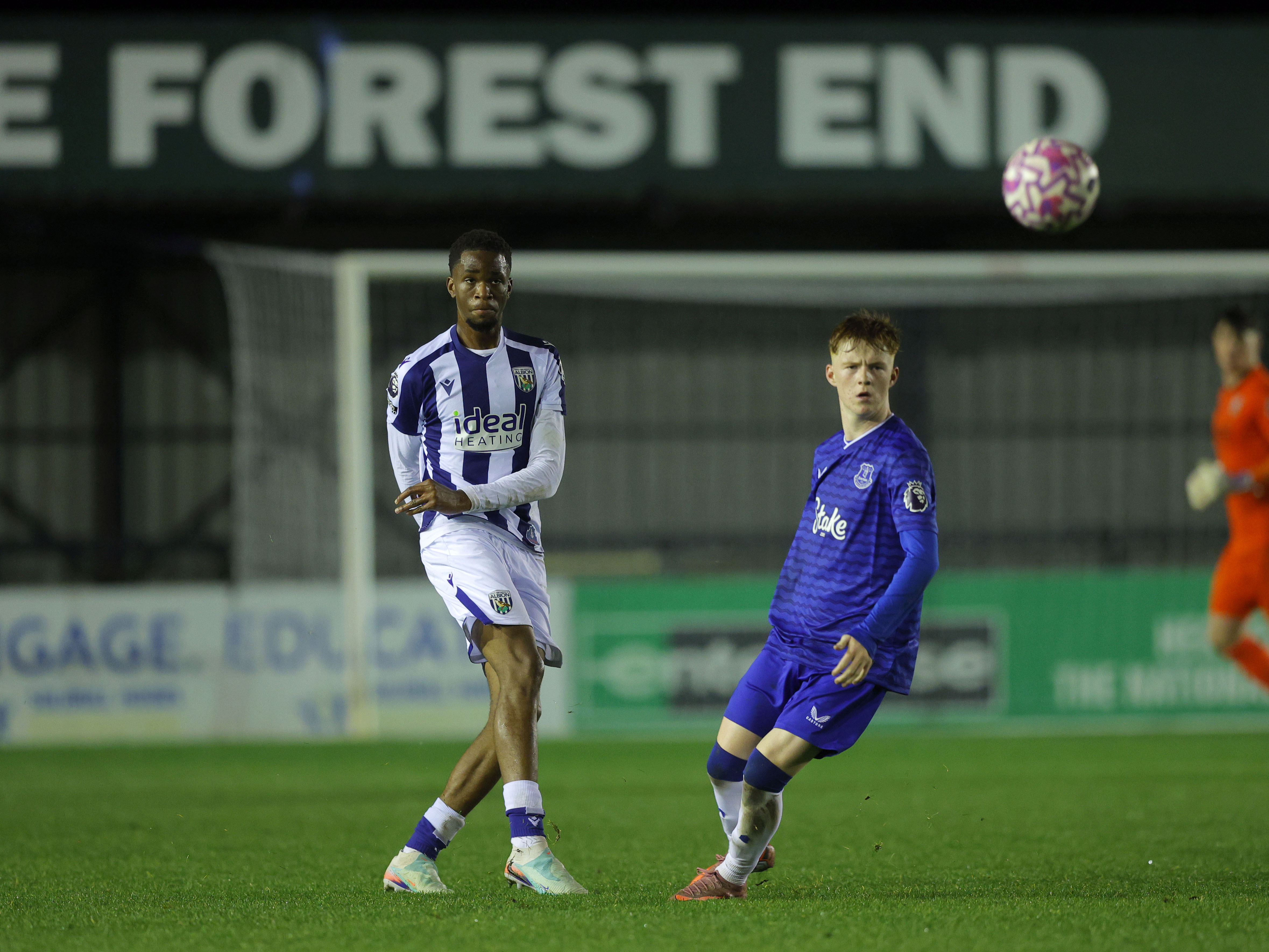 A photo of u21 midfielder Kevin Mfuamba in the 2025/26 home kit