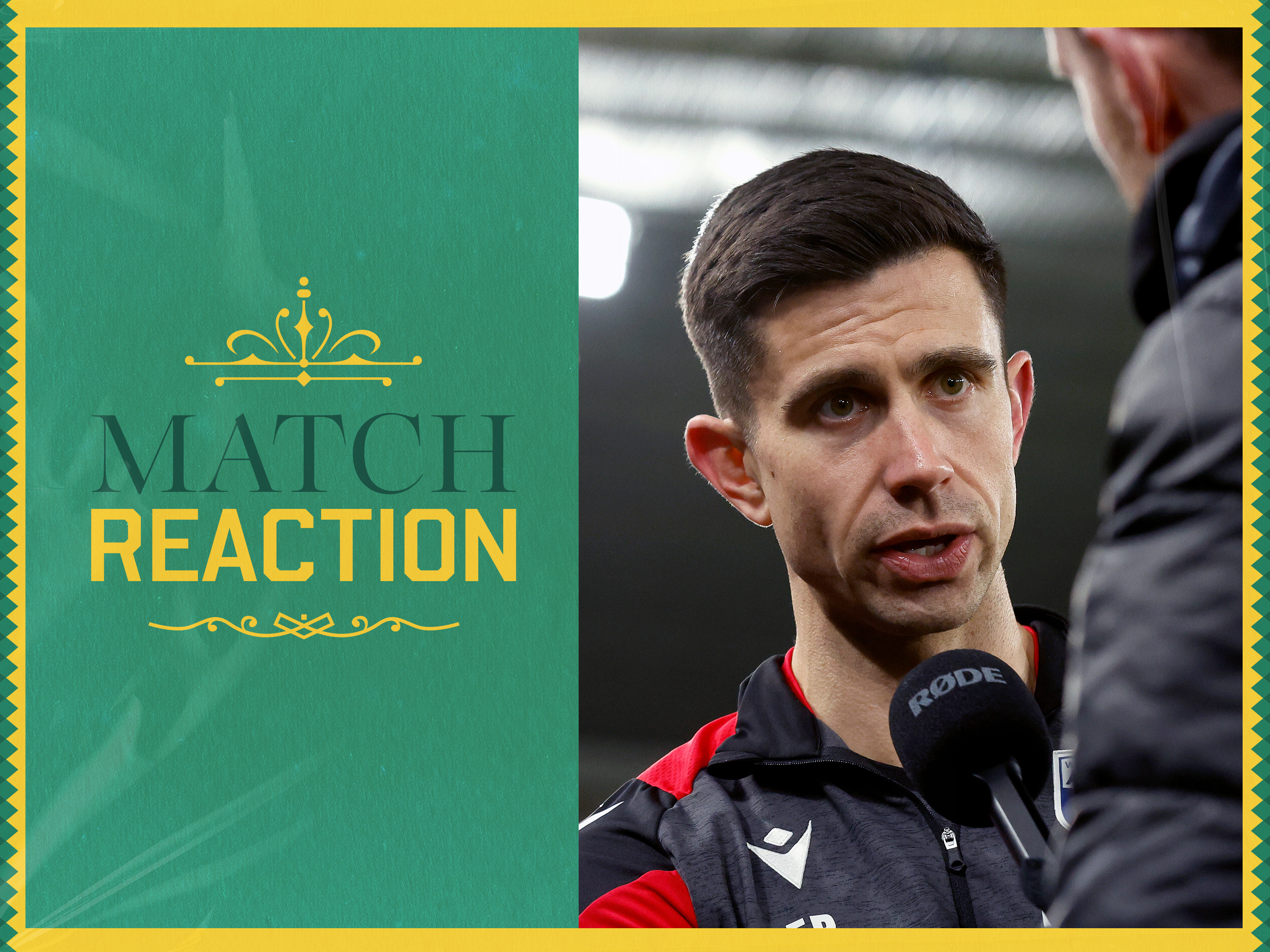 Eric Ramsay Match Reaction.