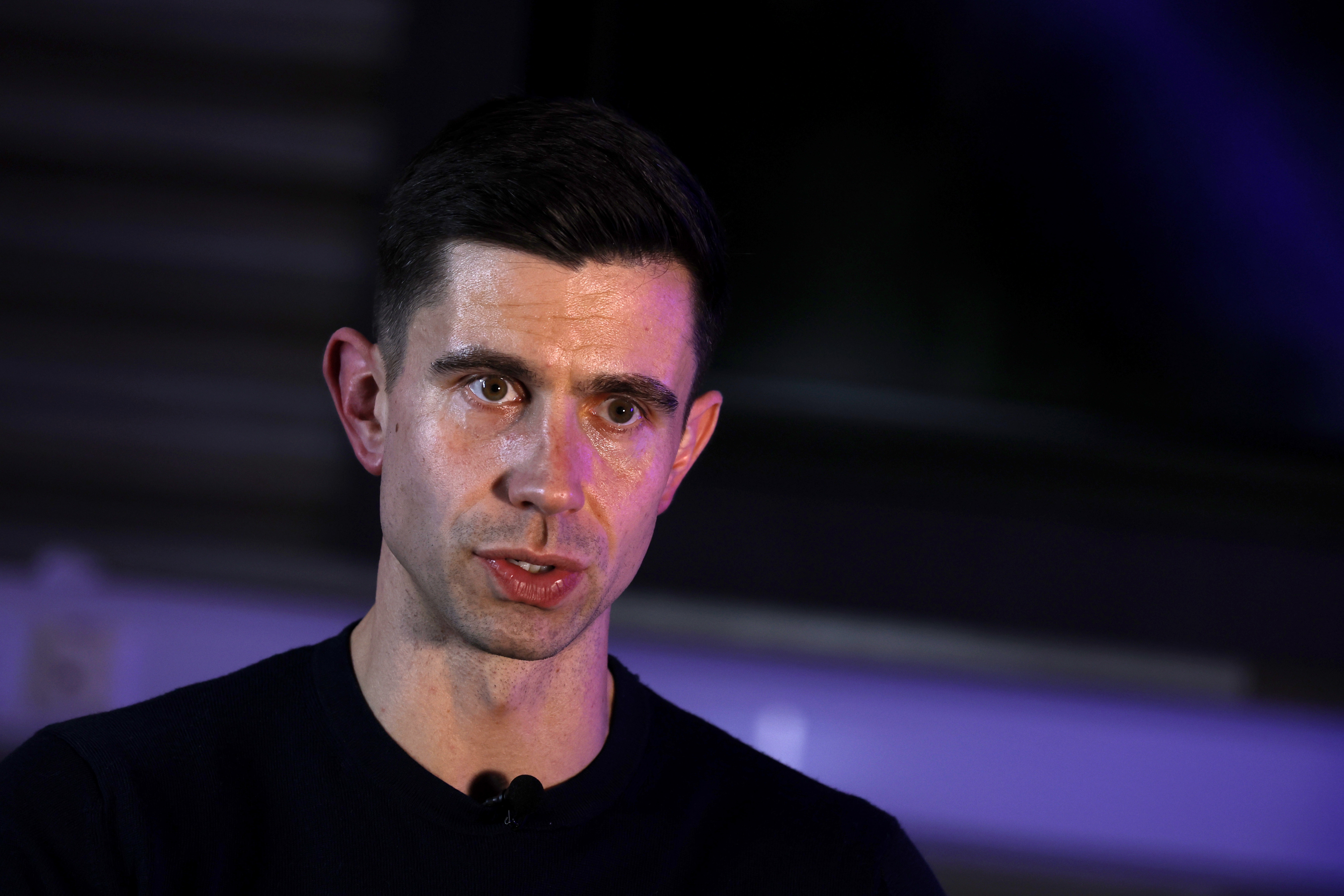 Eric Ramsay being interviewed by WBA TV