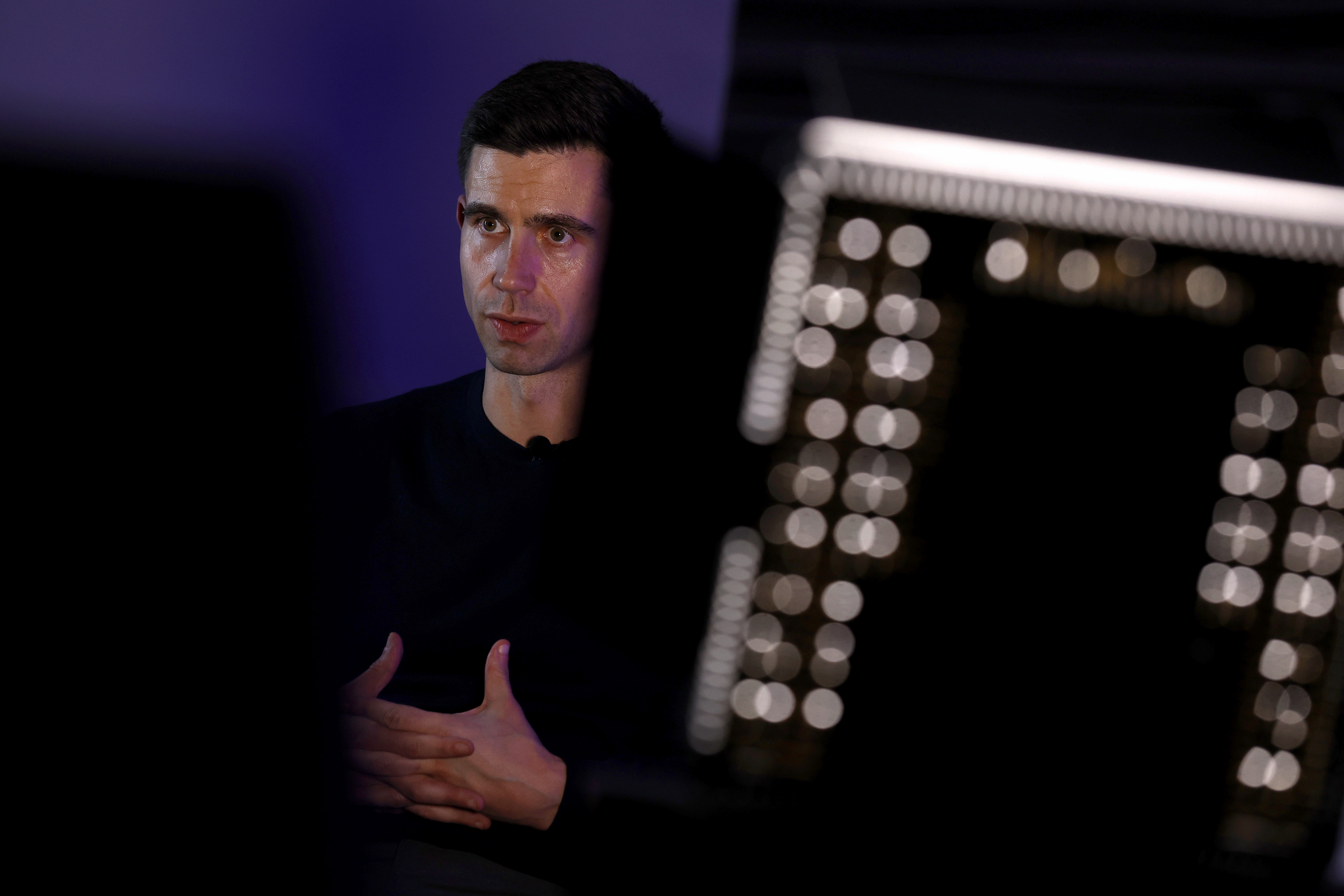 Eric Ramsay being interviewed by WBA TV