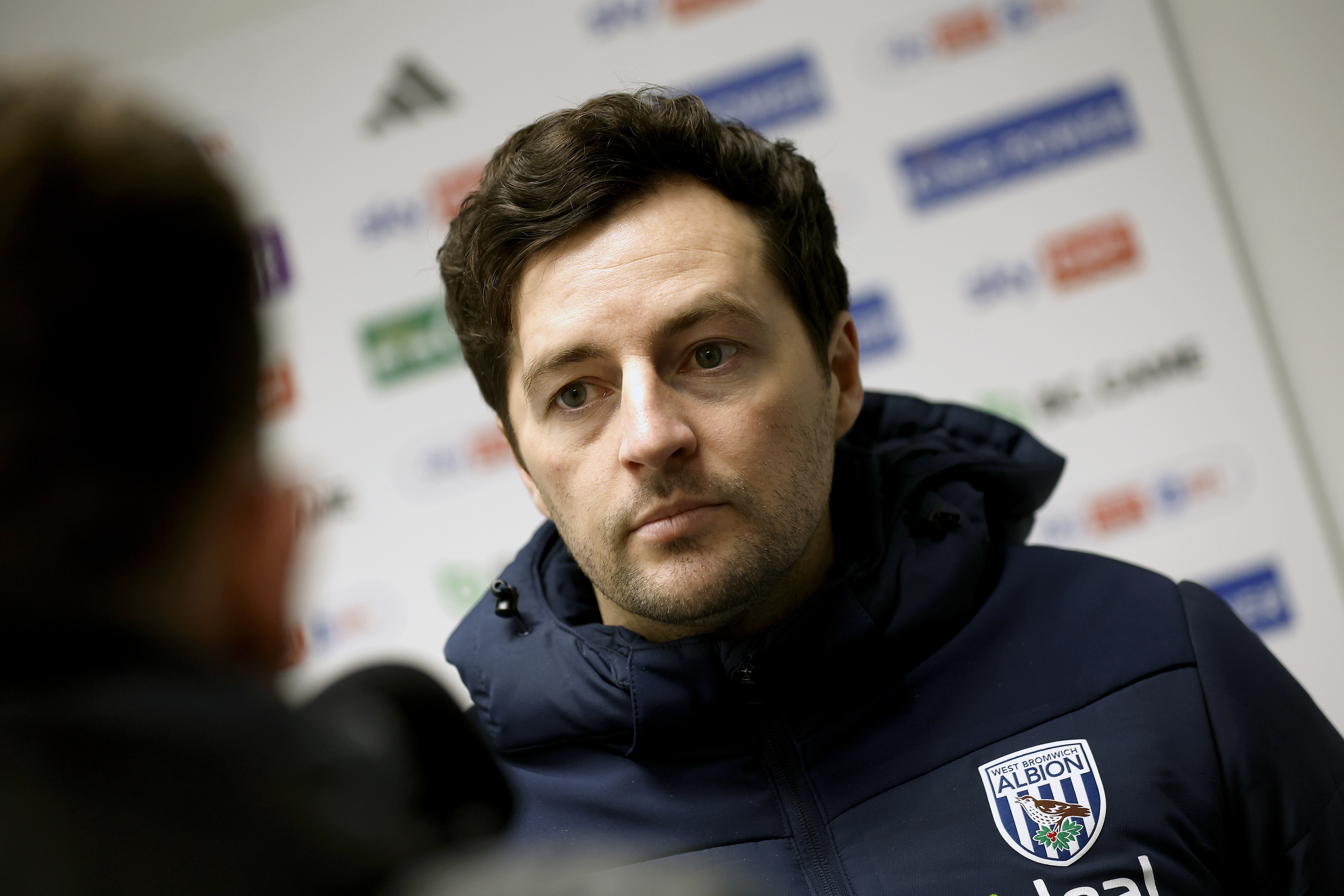 Ryan Mason is interviewed after Albion's defeat to Leicester 