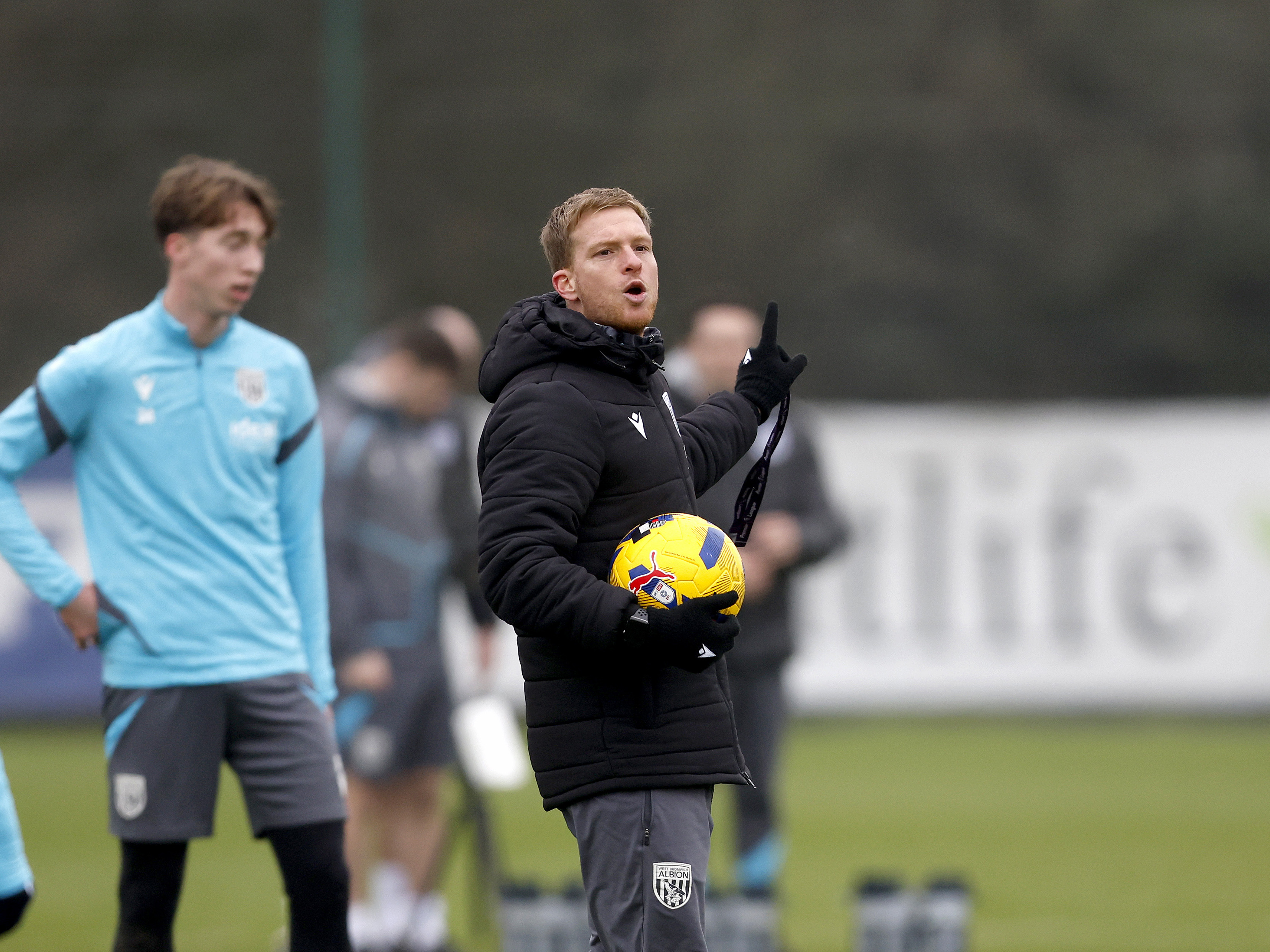 A photo of Albion U21 boss Leigh Downing