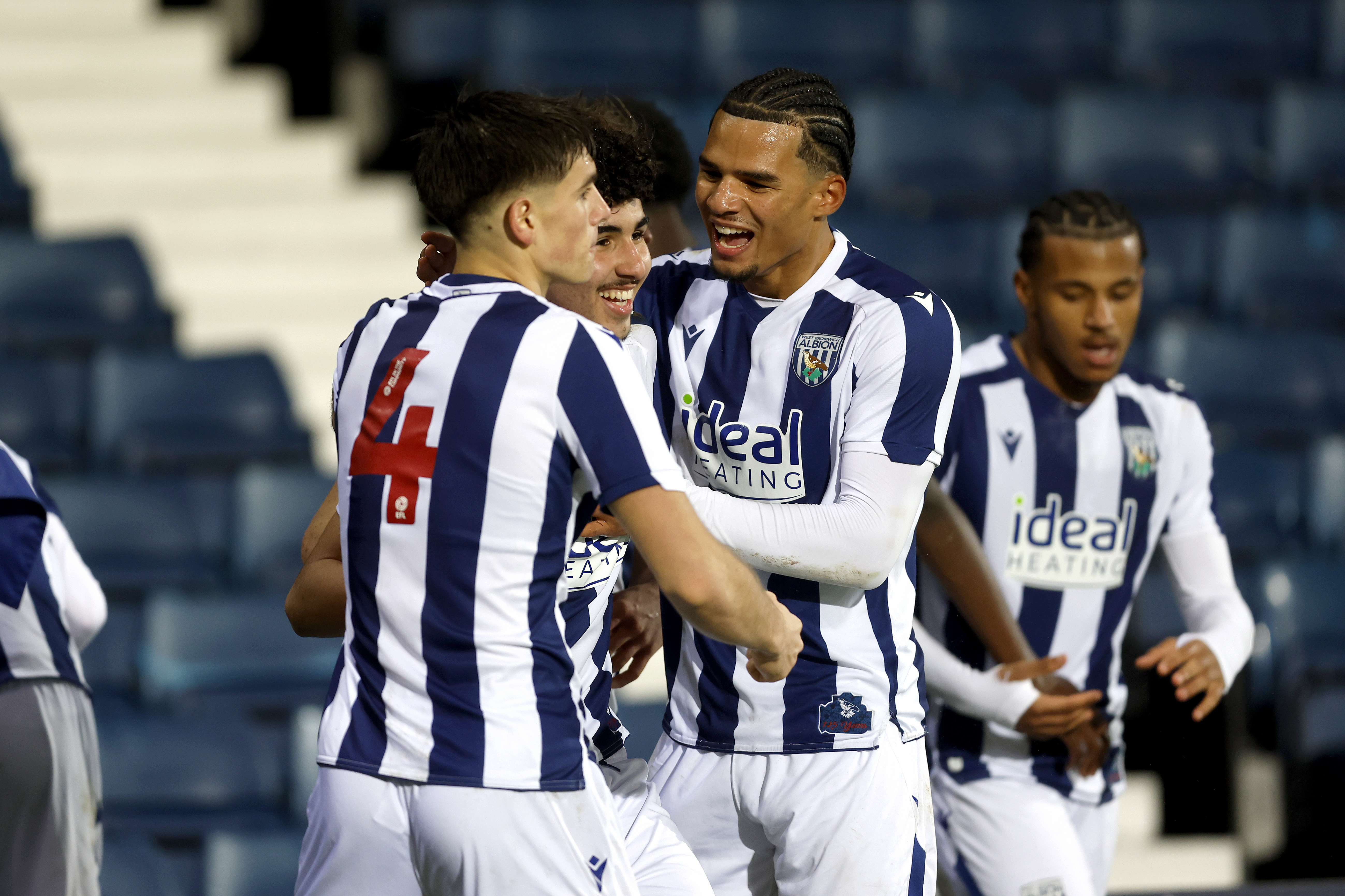 U18s in action against Bournemouth.