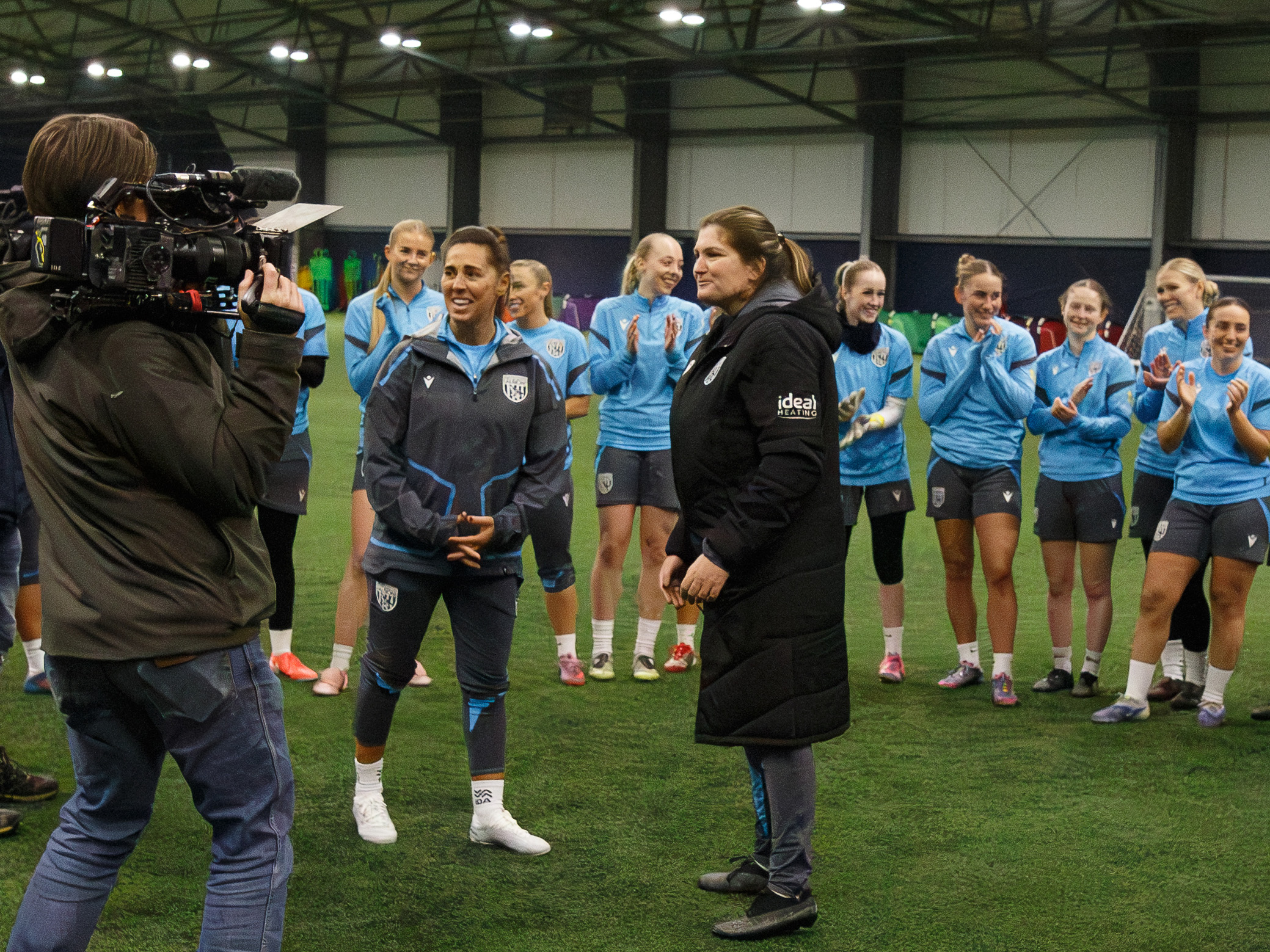 Fara Williams and Siobhan Hodgetts-Still.