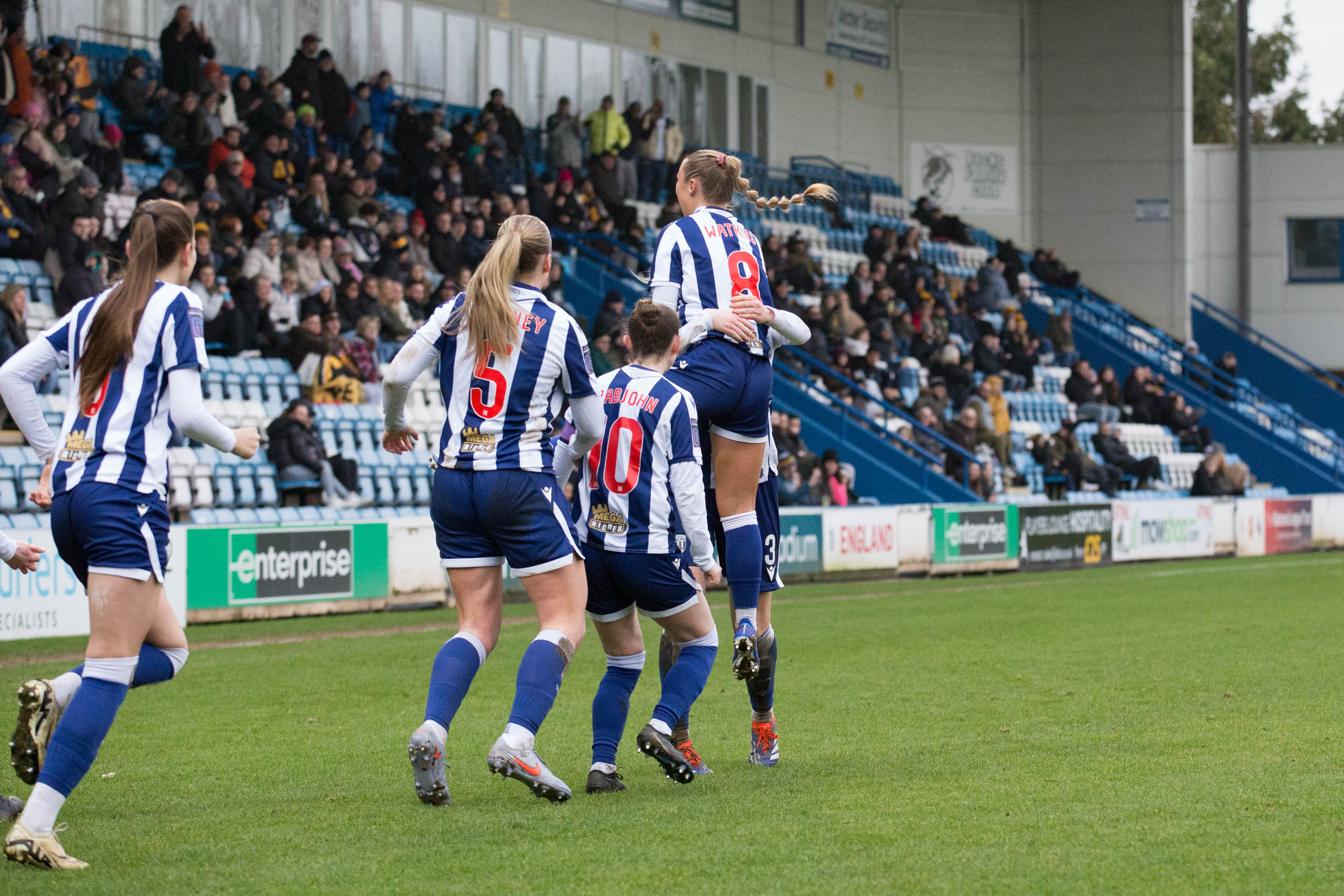 Albion celebrate.