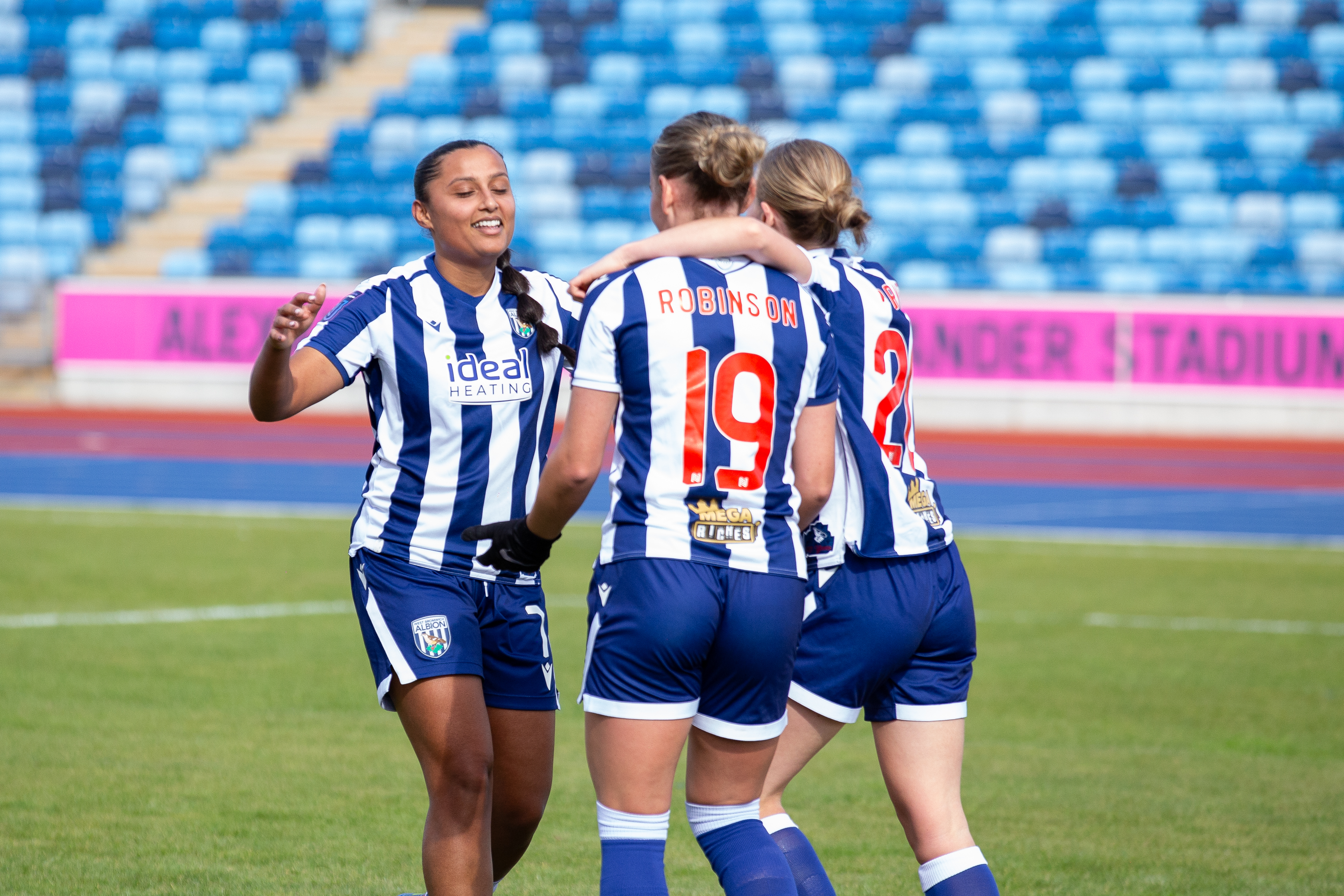 Albion Women celebrations.