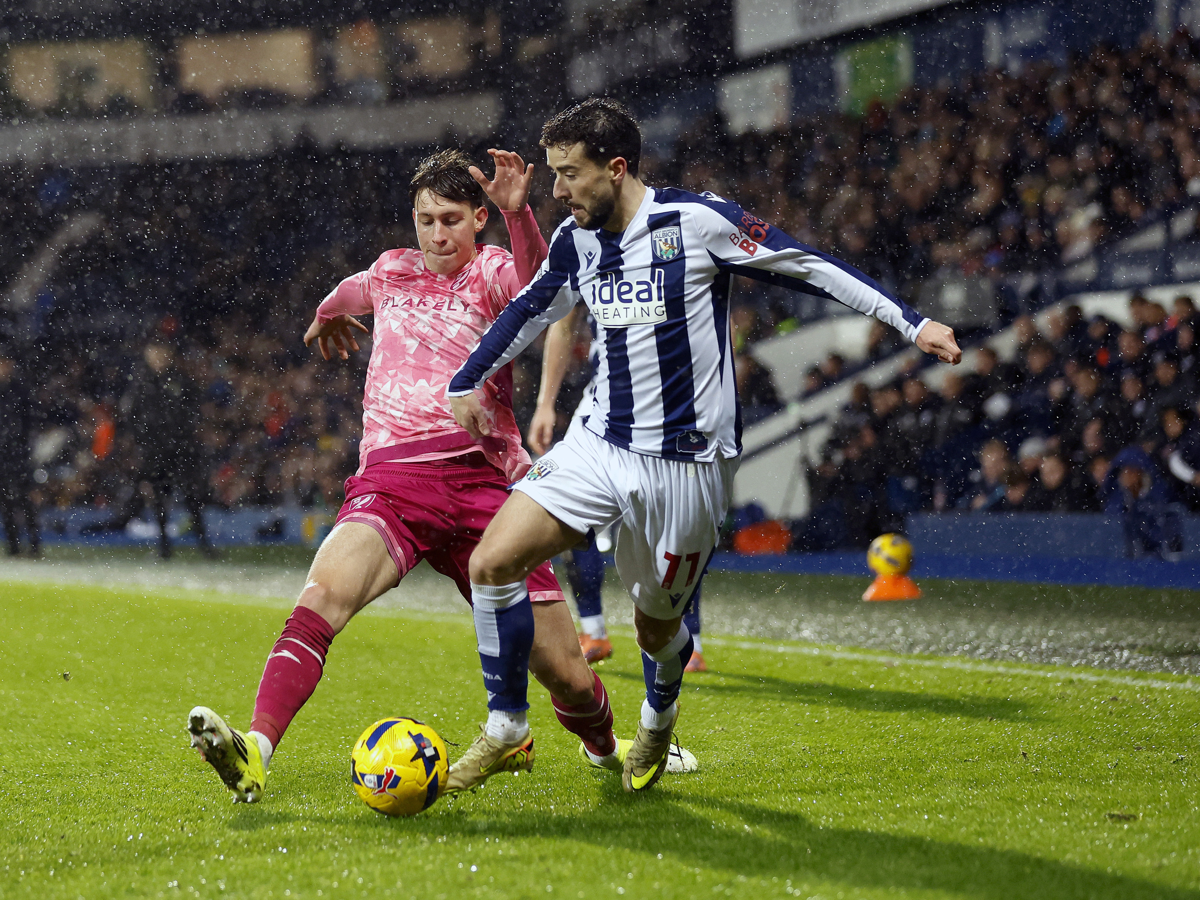 An image of Mikey Johnston against Norwich