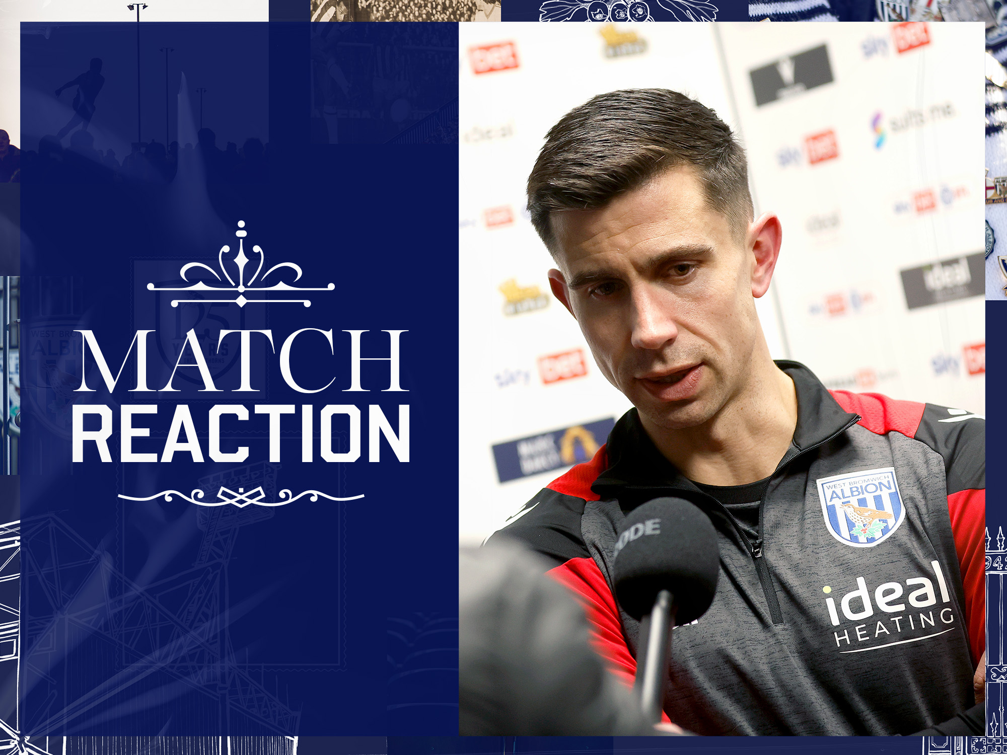 Eric Ramsay is interviewed after WBA's defeat to Norwich 