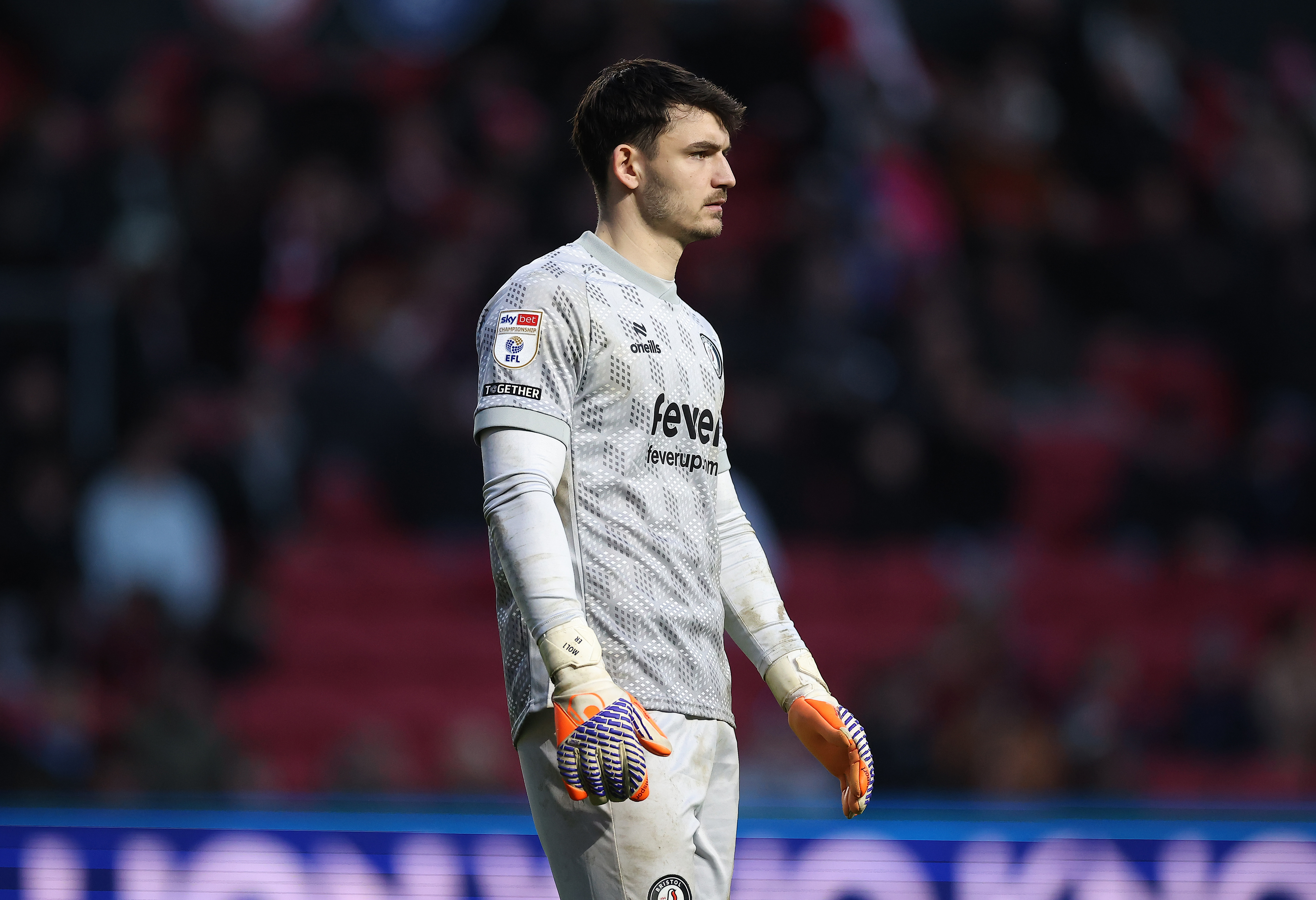 Max O'Leary in action for Bristol City 