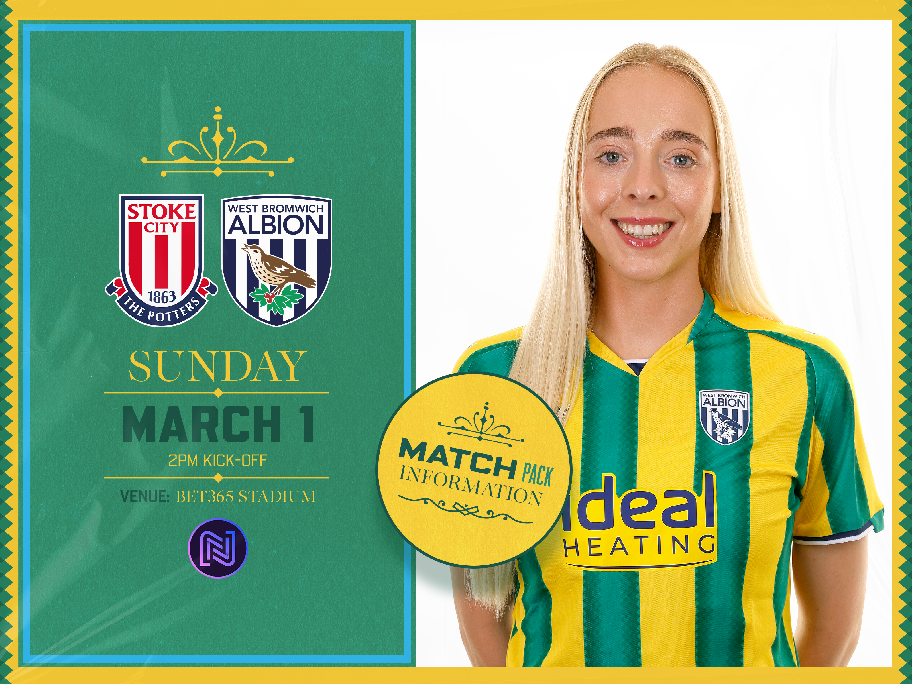 Stoke City vs Albion Women - Match Pack