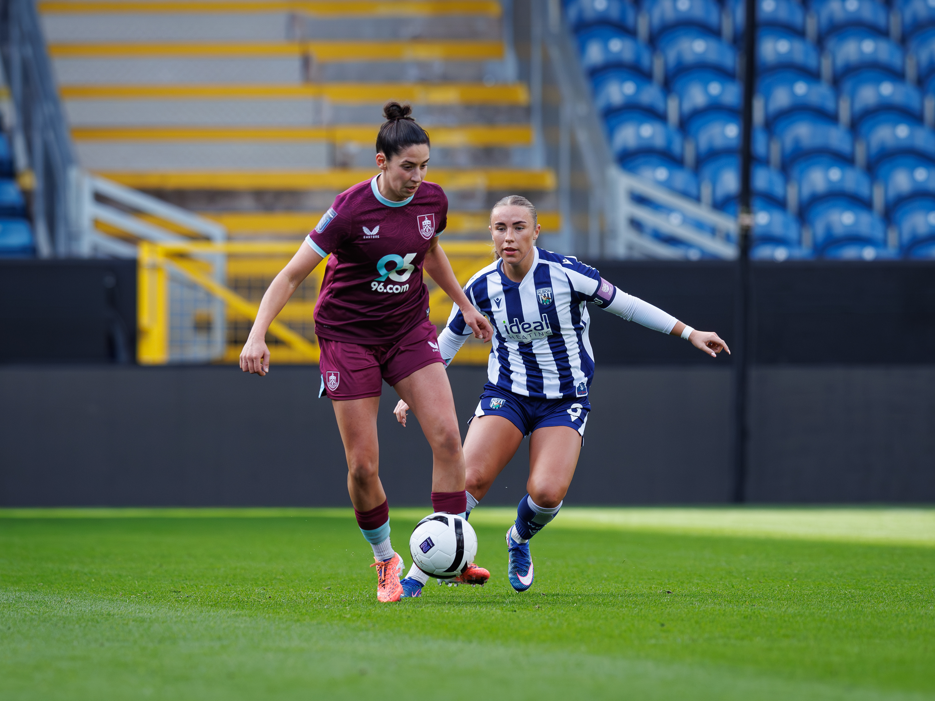 Albion in action against Burnley.