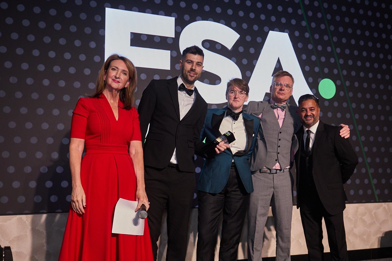 Proud Baggies at the FSA awards