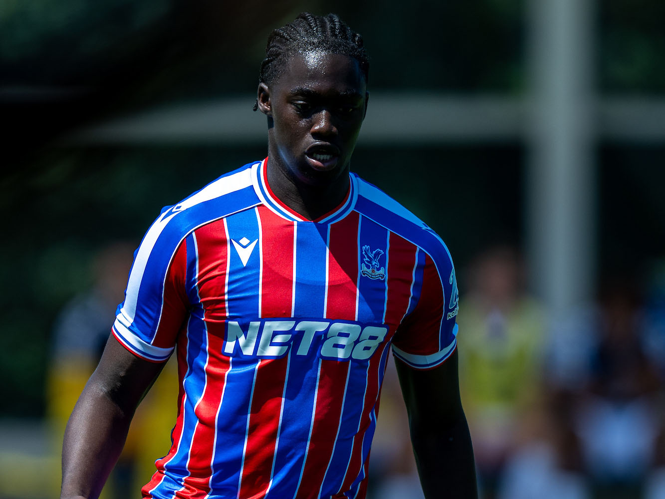 Hindolo Mustapha in action for Crystal Palace