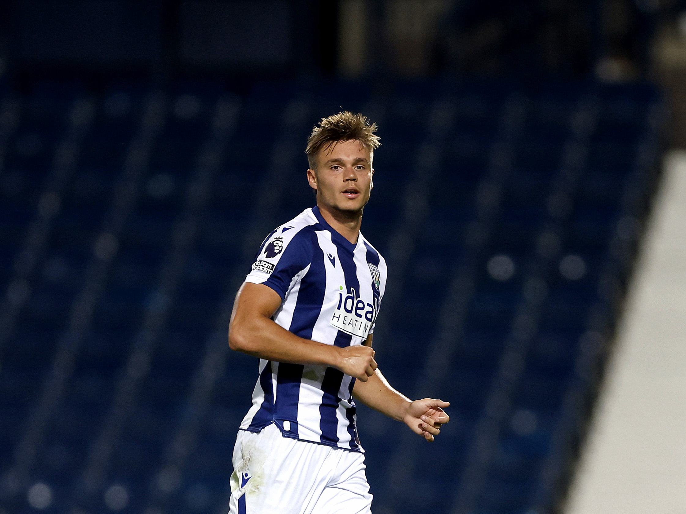 A photo of Albion U21 defender Evan Humphries