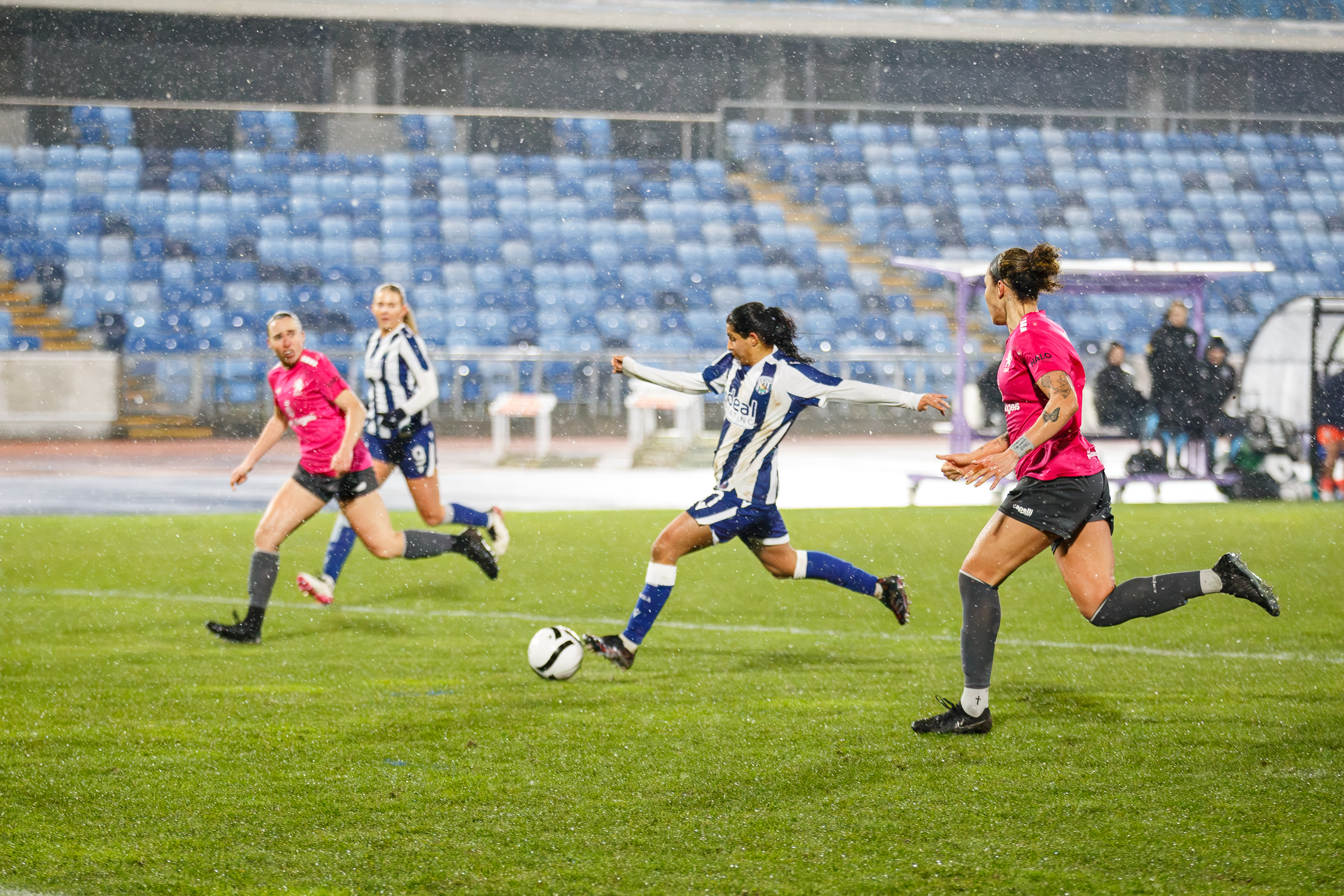 Riya Mannu scores against Rugby Borough.