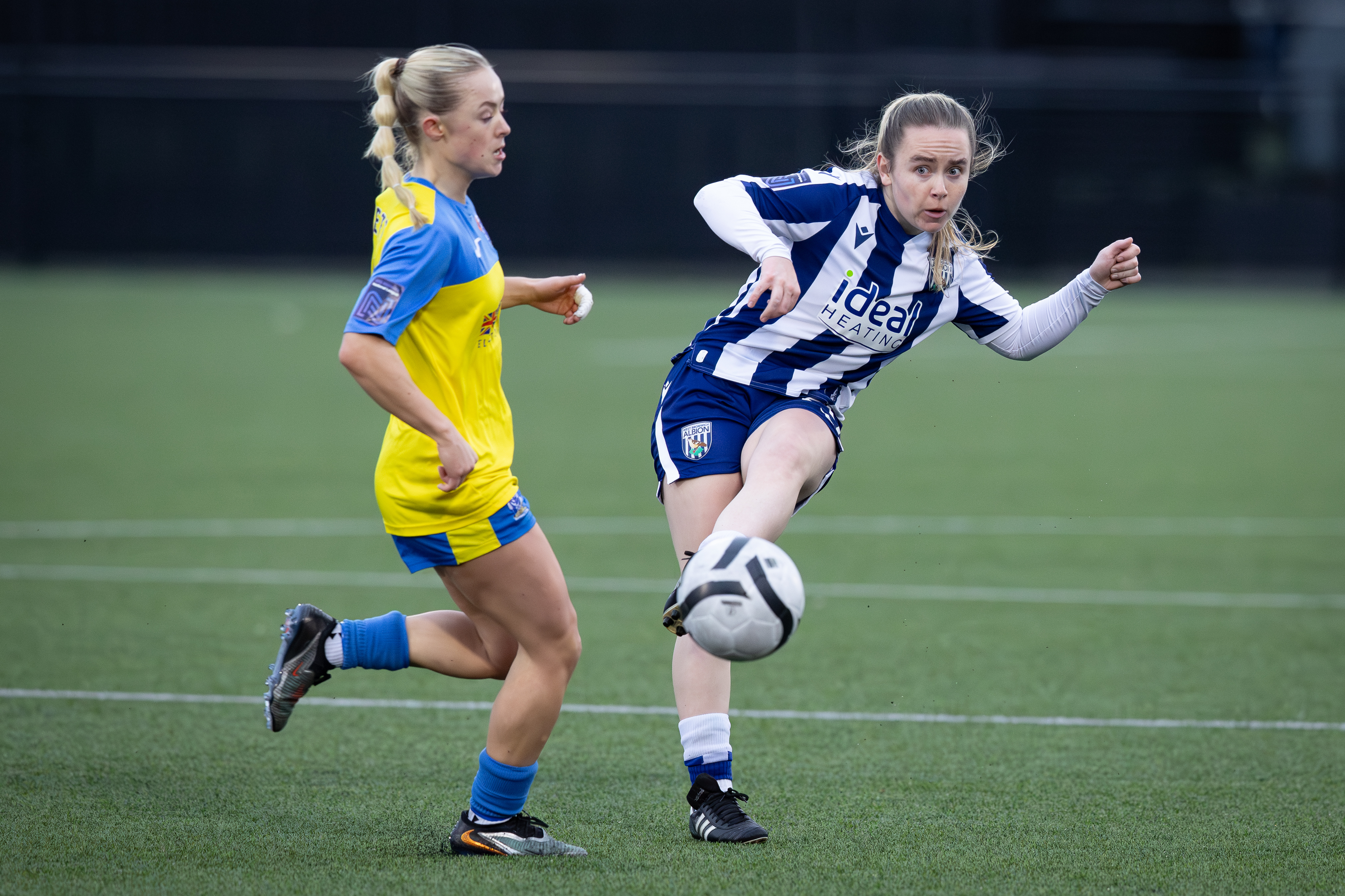 Ella Haughey in action against Sporting Khalsa.