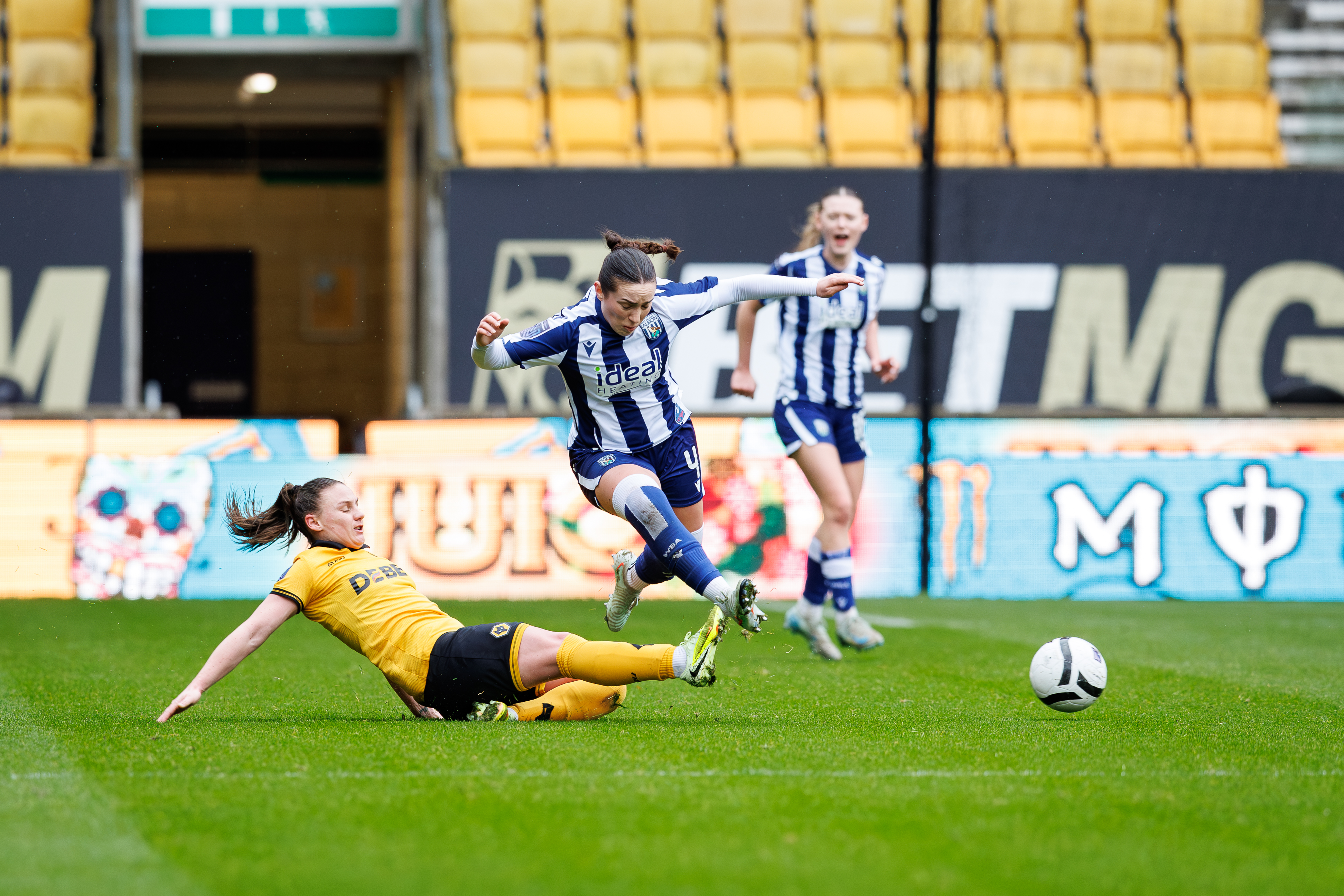 Fran Orthodoxou in action against Wolves.