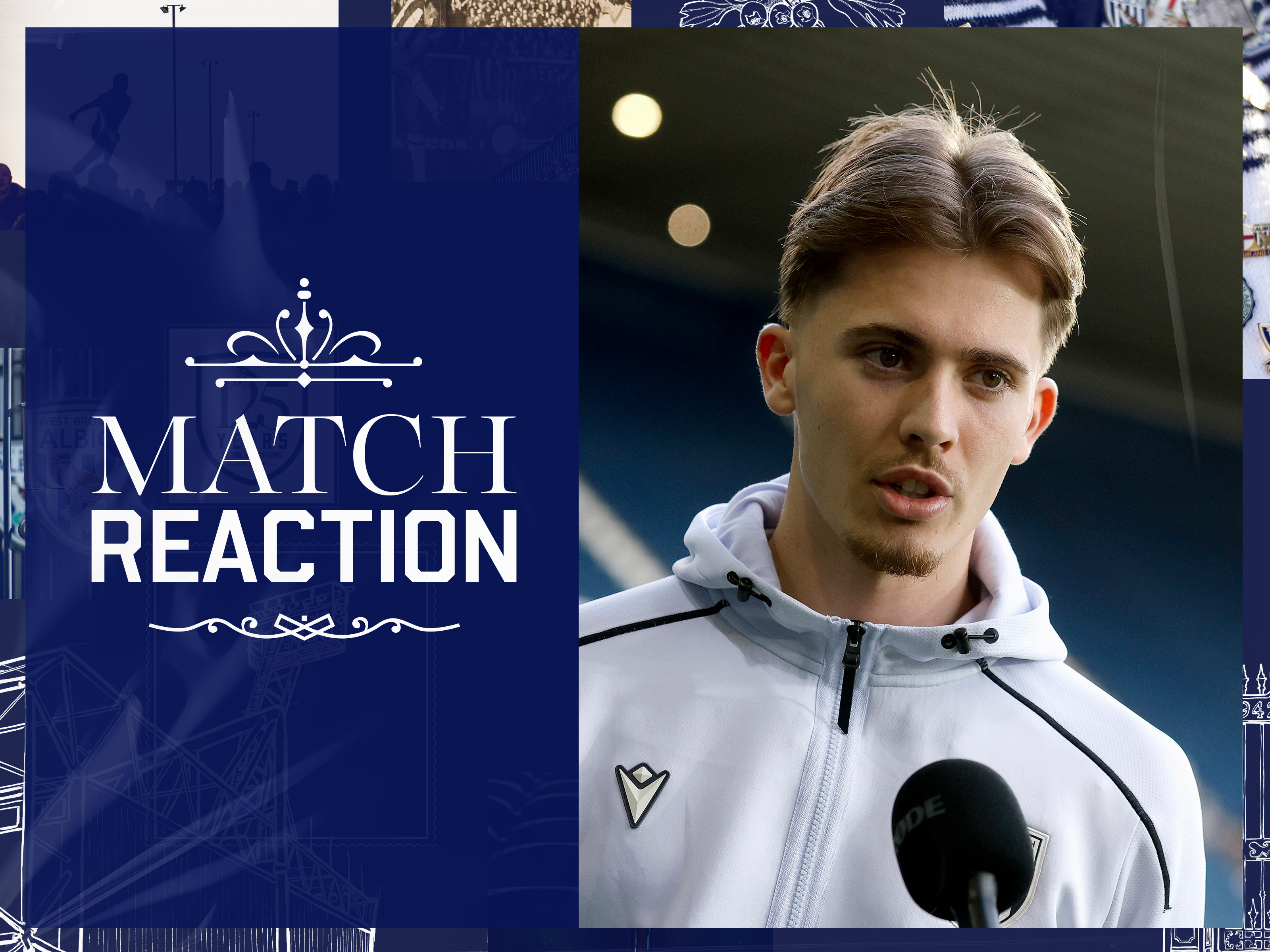 Isaac Price's post-match interview graphic