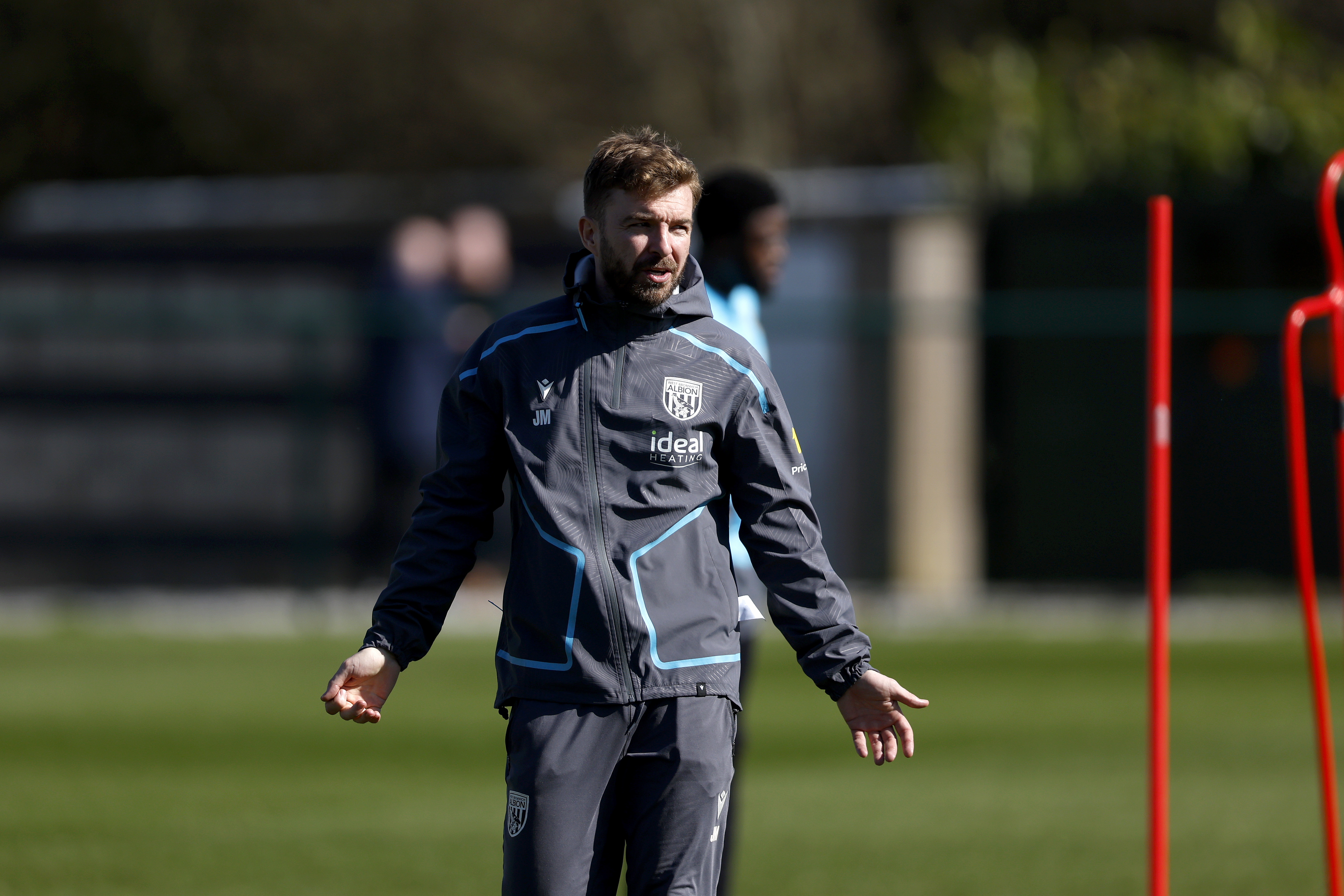 James Morrison on the training pitch 