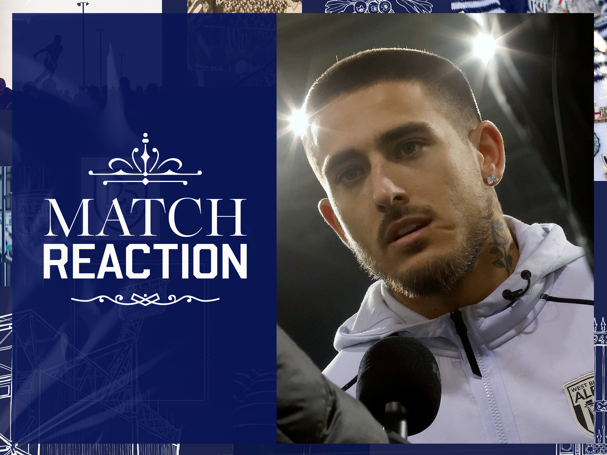 Danny Imray is interviewed after WBA's draw with Southampton