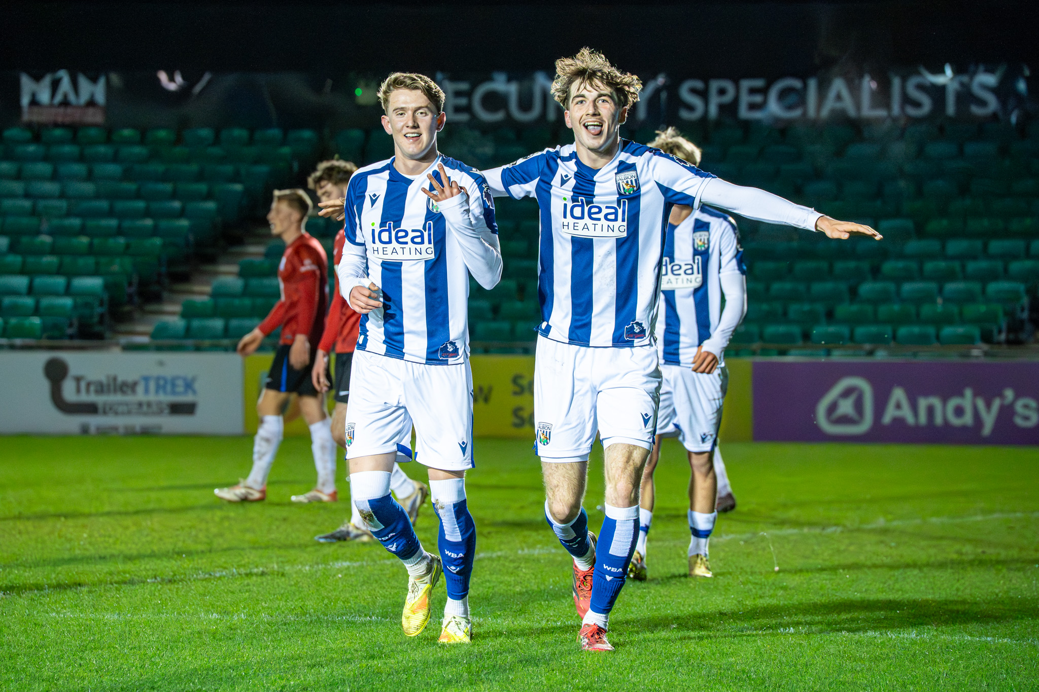 Jack Bray celebrating.