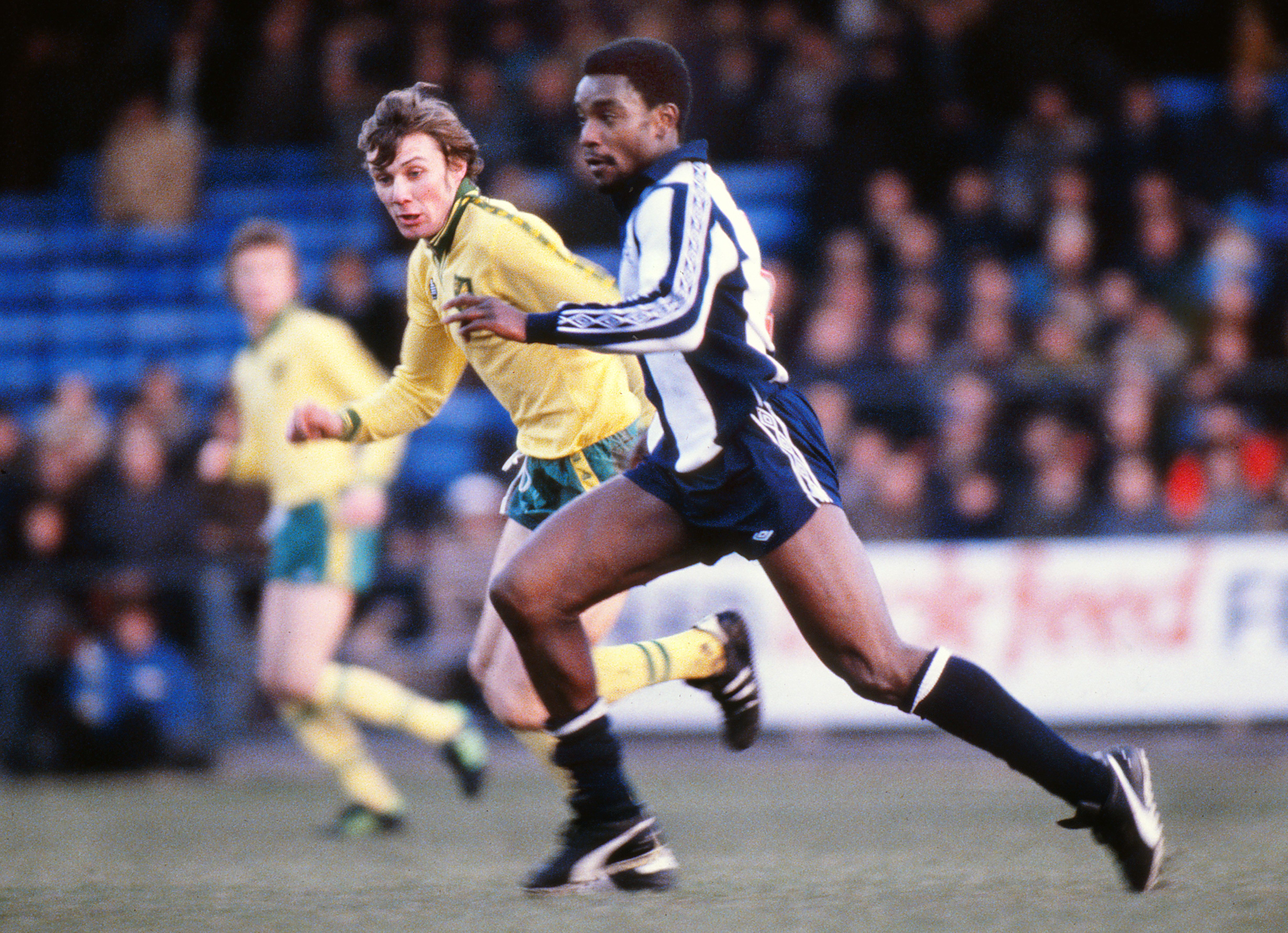 Laurie Cunningham in action for WBA 