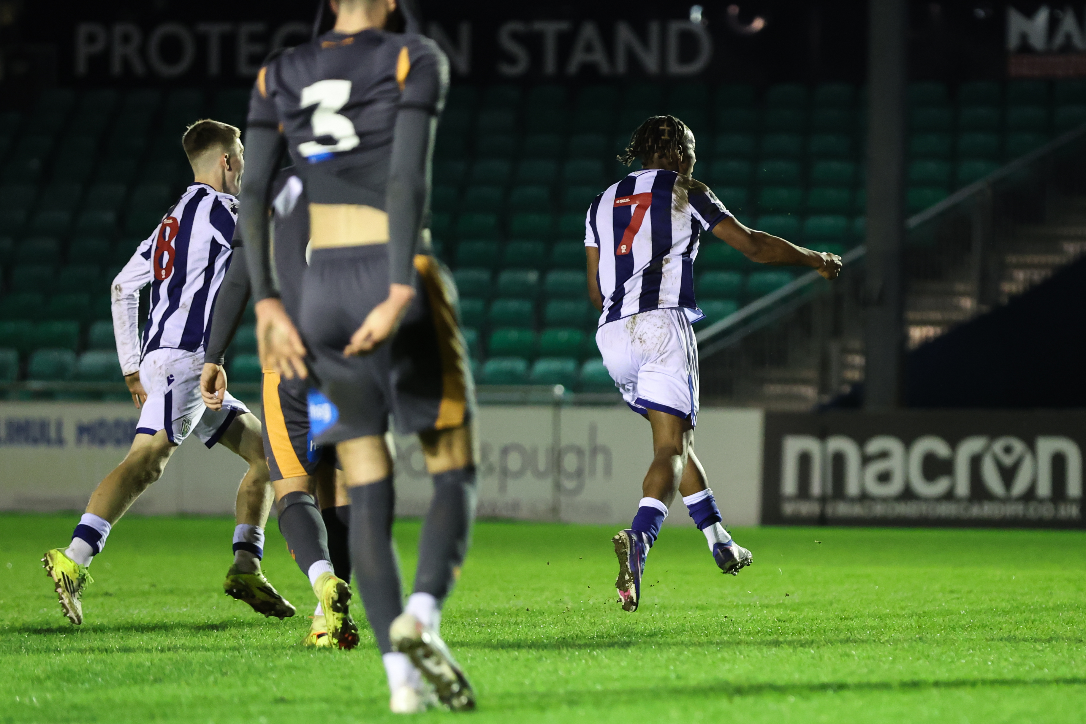 Remar McNeil scoring against Derby.