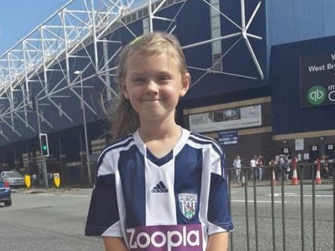 Naomi Sharp at The Hawthorns.