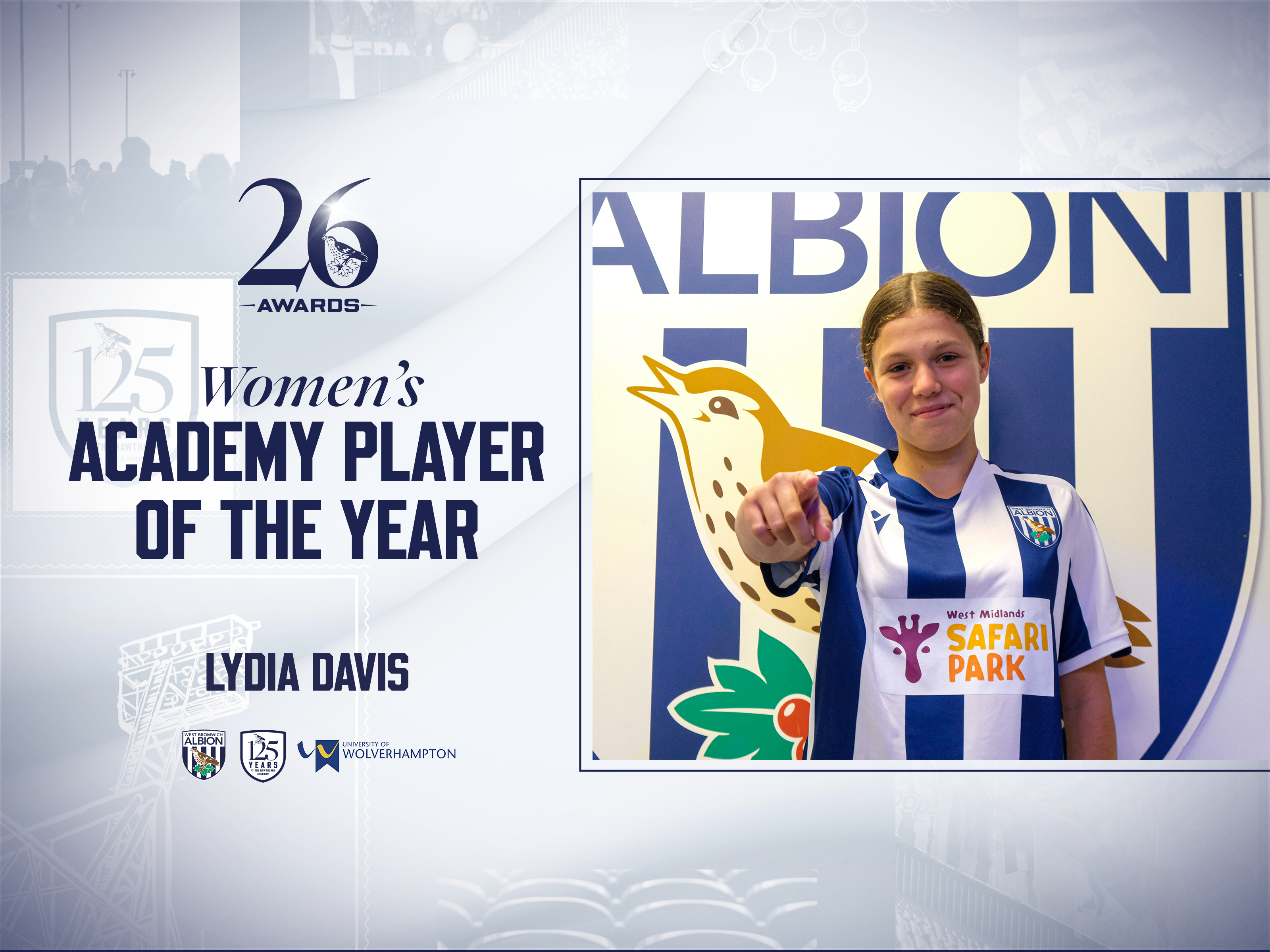 Academy Player of the Season - Lydia Davis.