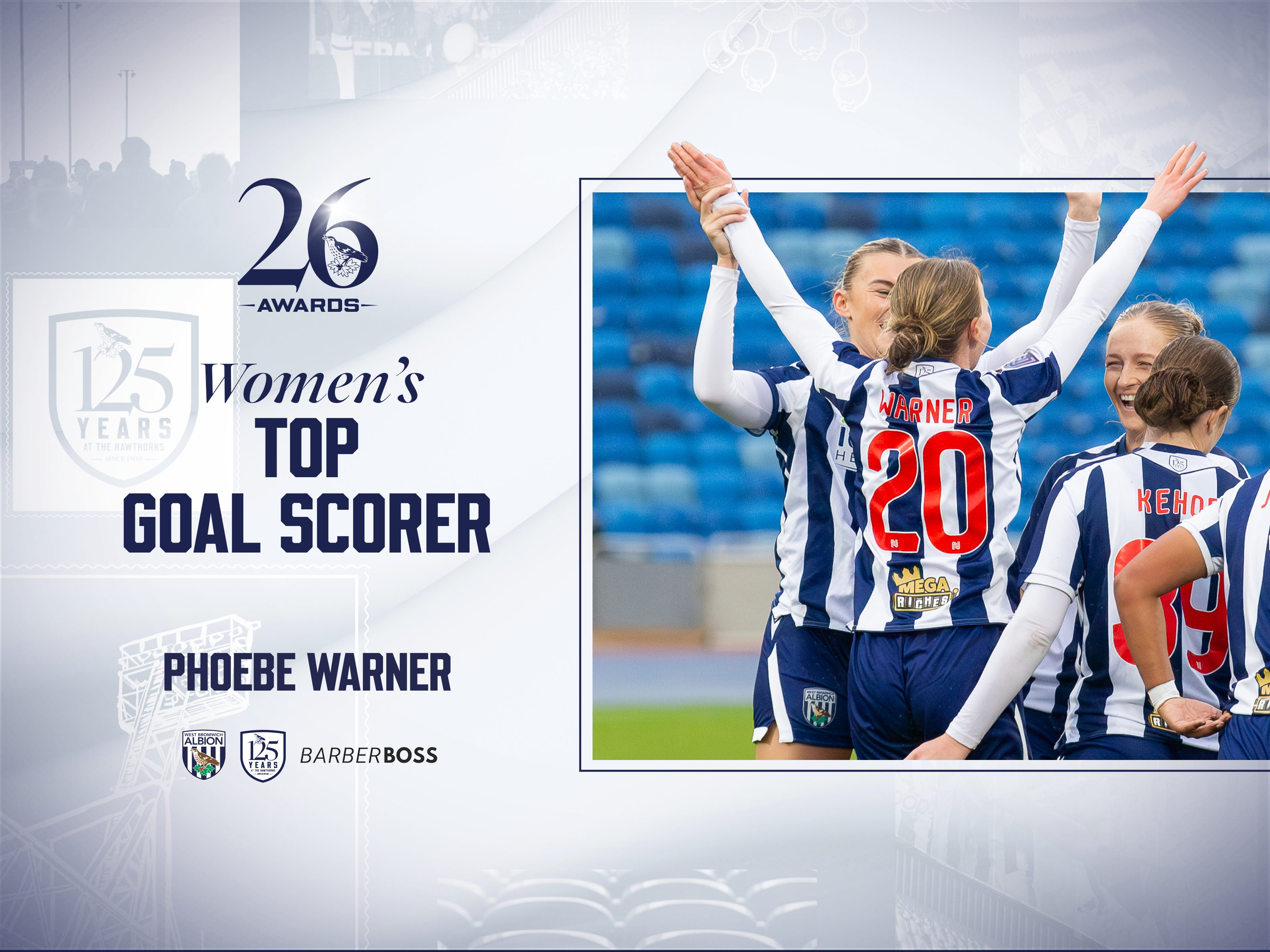 Top Goalscorer - Phoebe Warner.