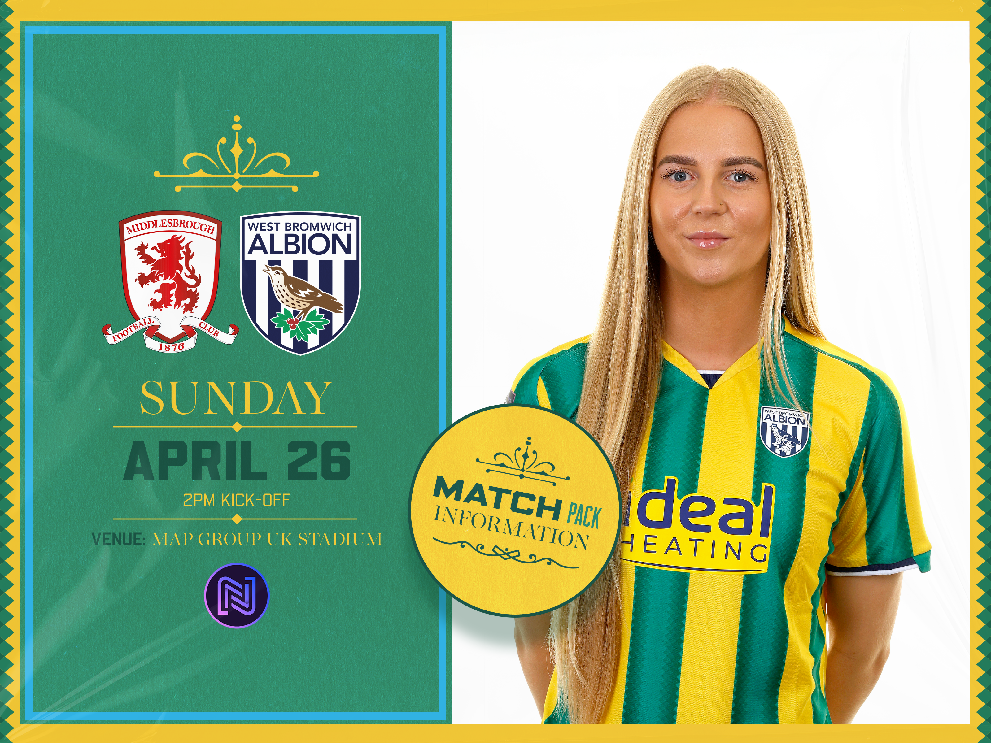 Match Pack. Middlesbrough vs Albion Women.
