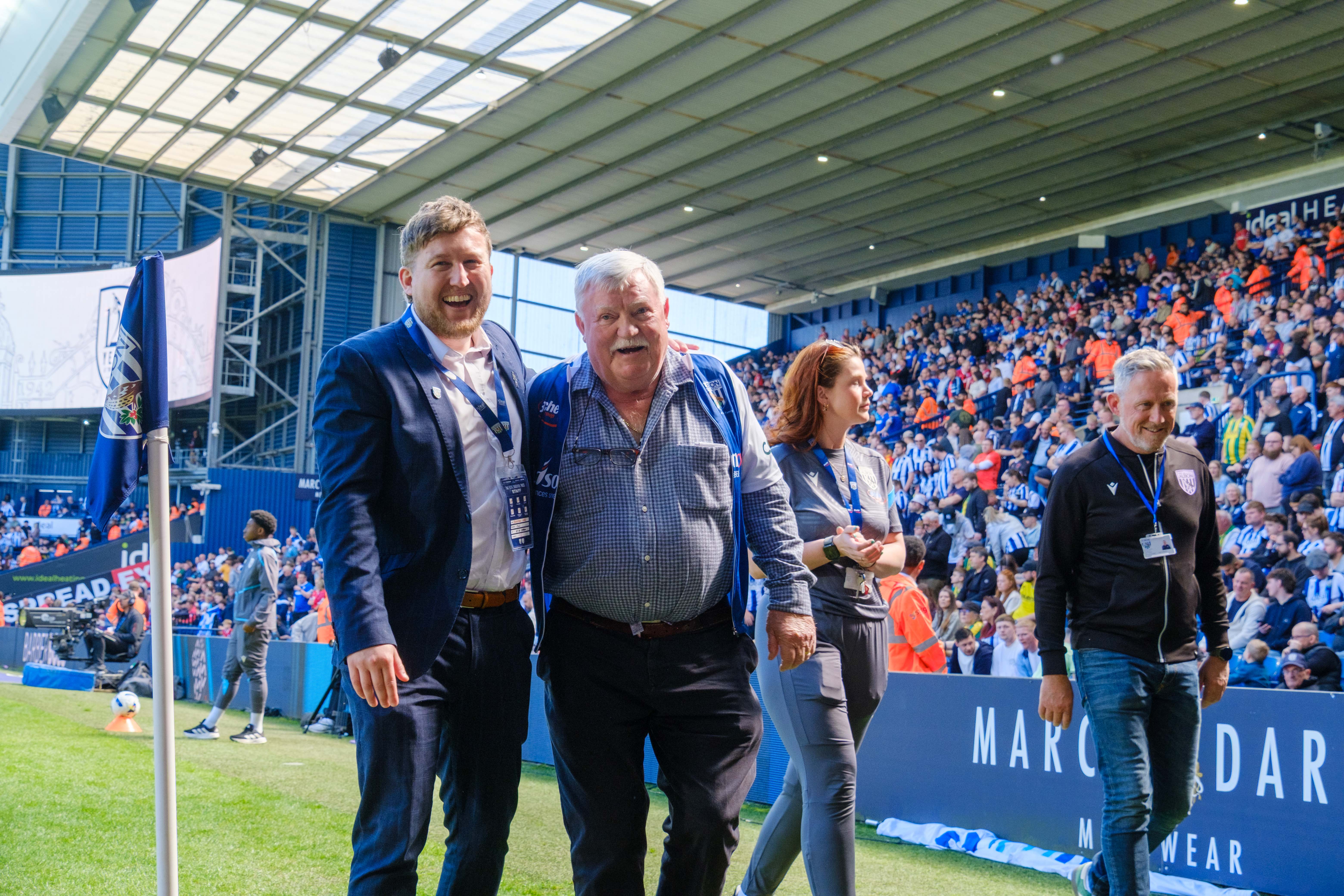 Jon Ward and Con Cunningham walking pitied