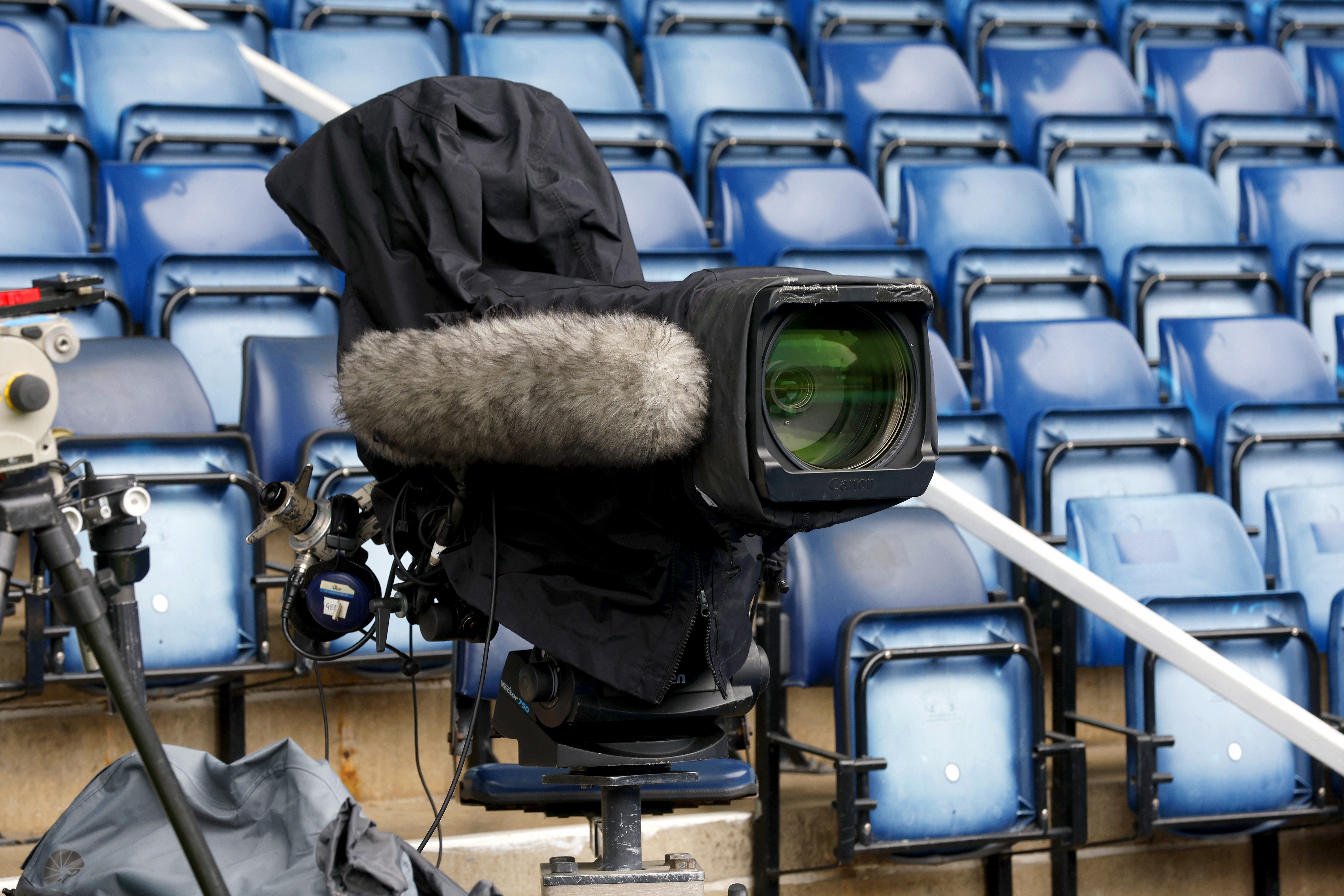 A Sky Sports camera at The Hawthorns