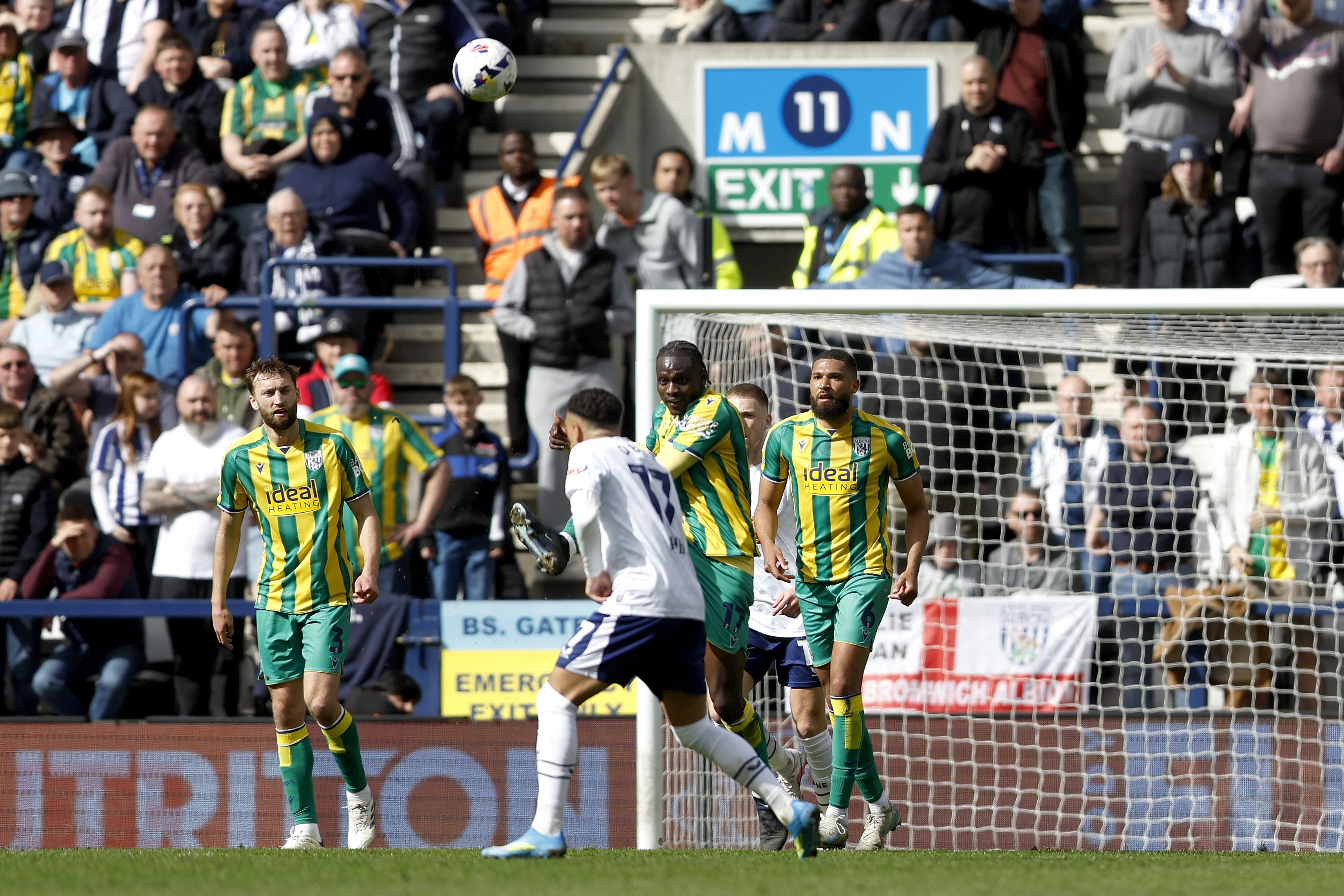 Albion in action against Preston North End.
