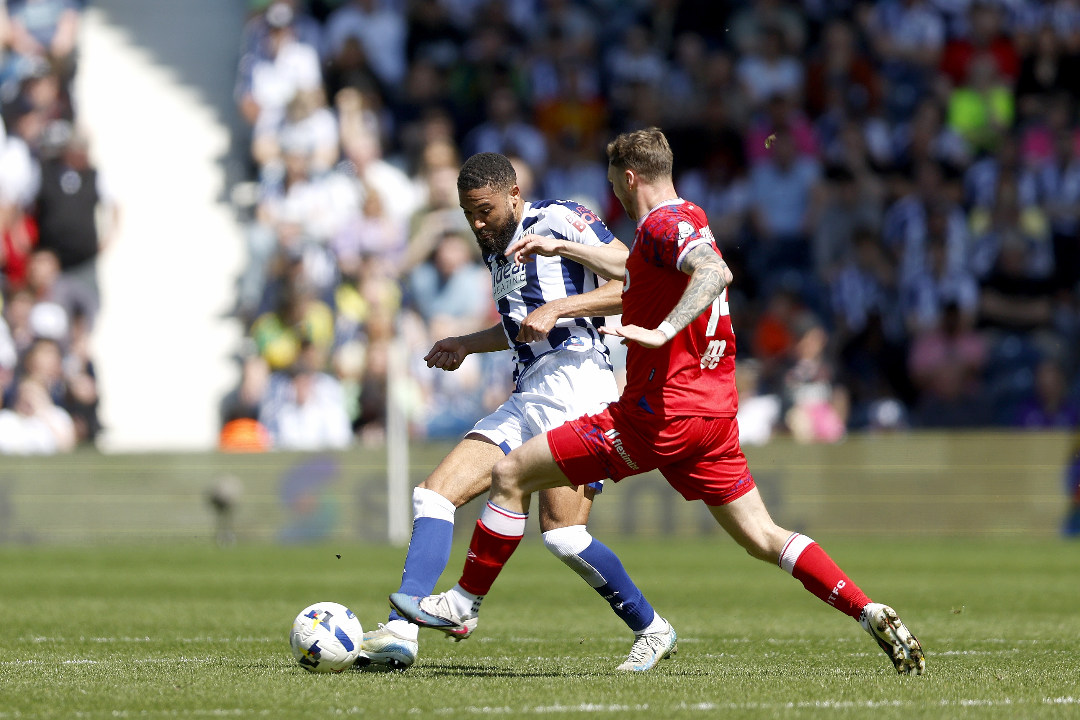 Albion in action against Ipswich Town.