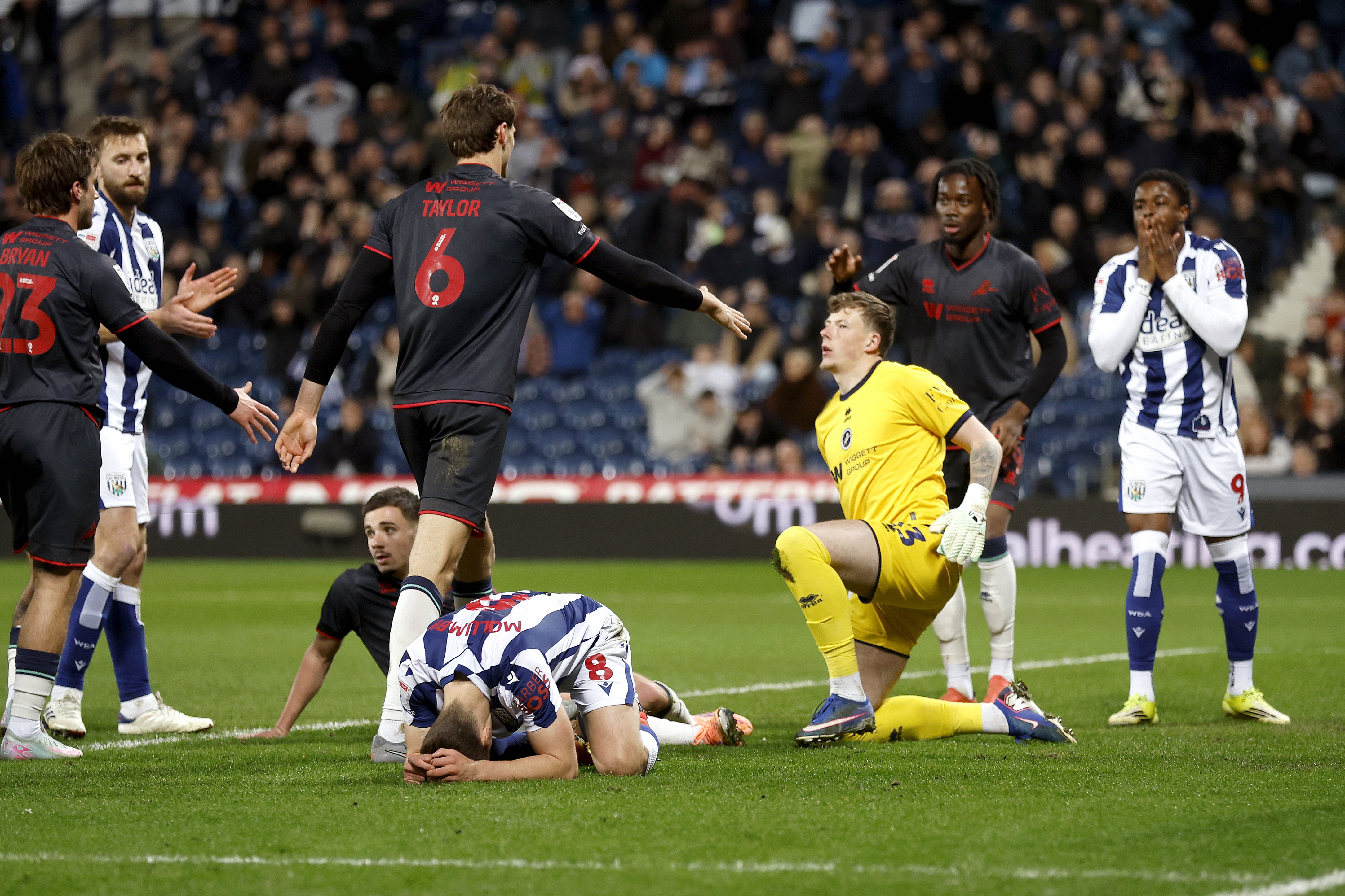 Albion in action against Millwall at The Hawthorns.