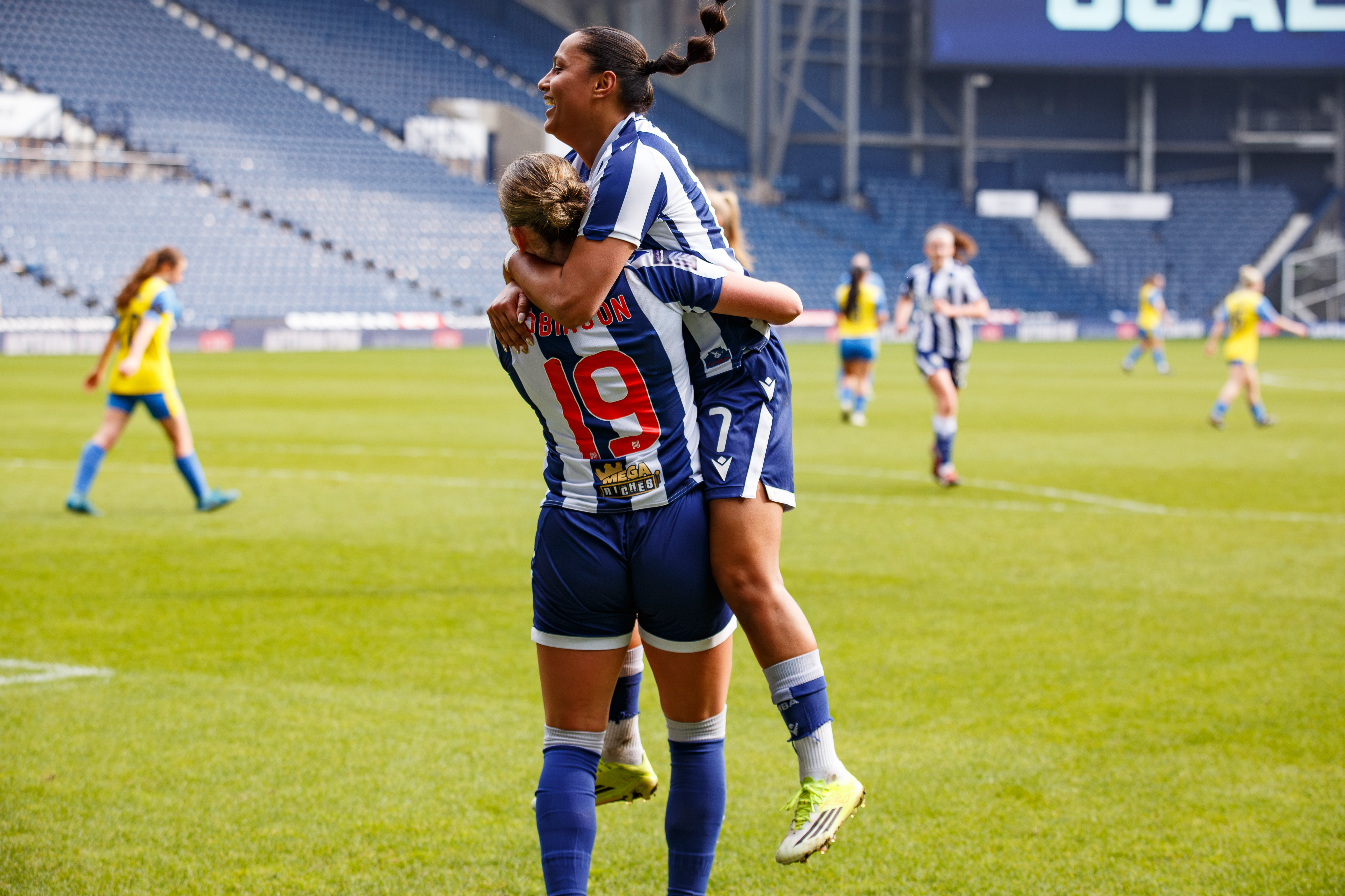 Monique Robinson and Simran Jhamat.