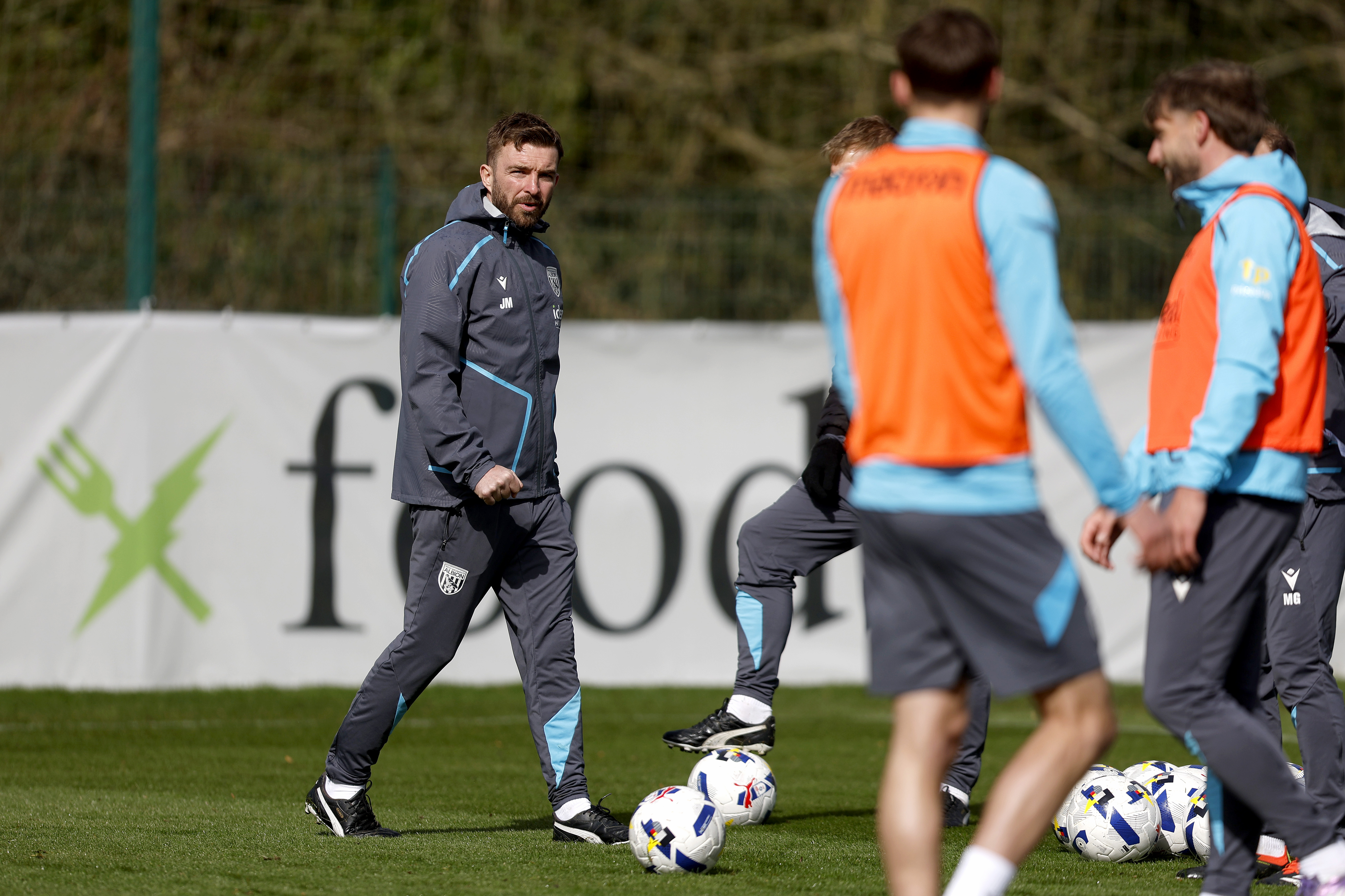 James Morrison out on the training pitch