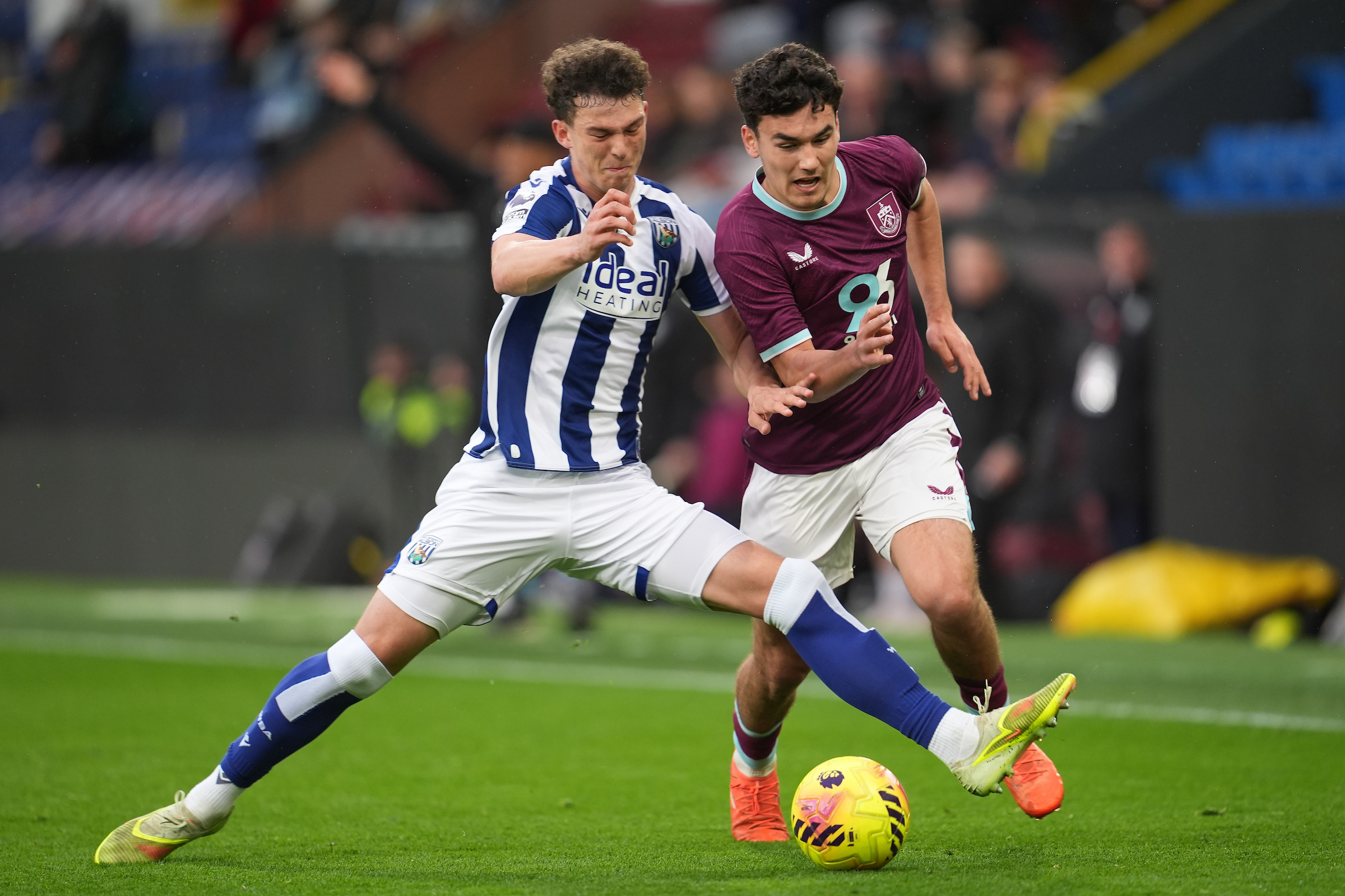 Albion U21s in action against Burnley.