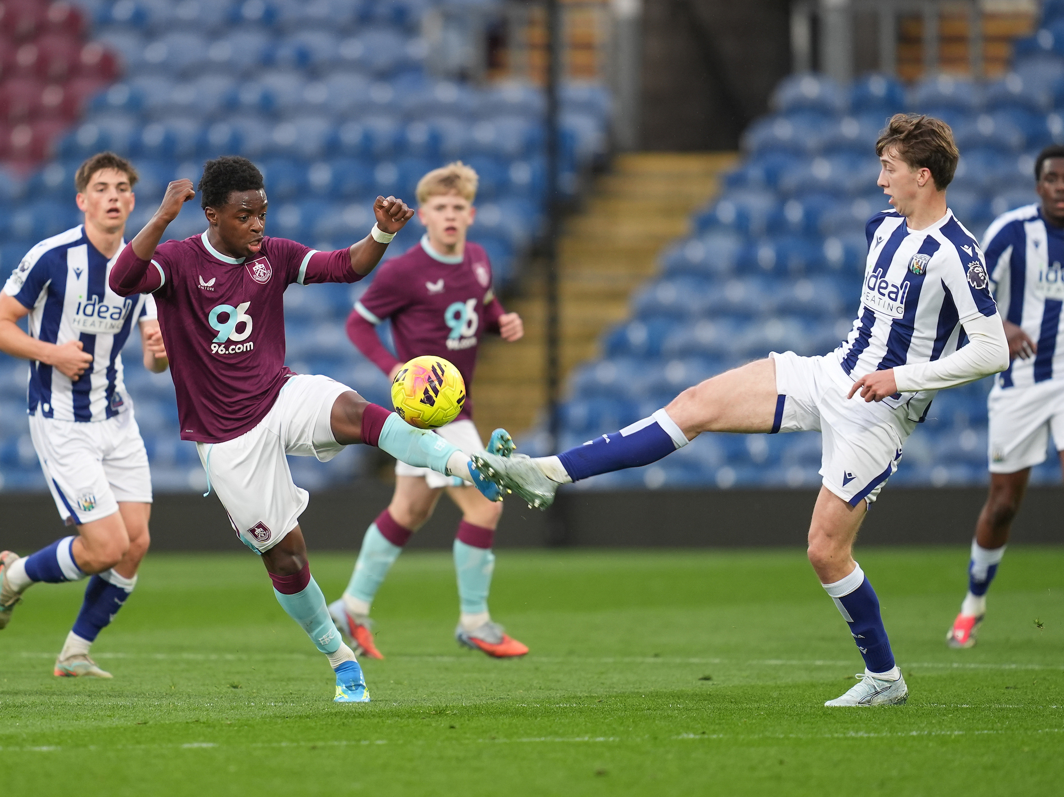 Albion U21s in action against Burnley.