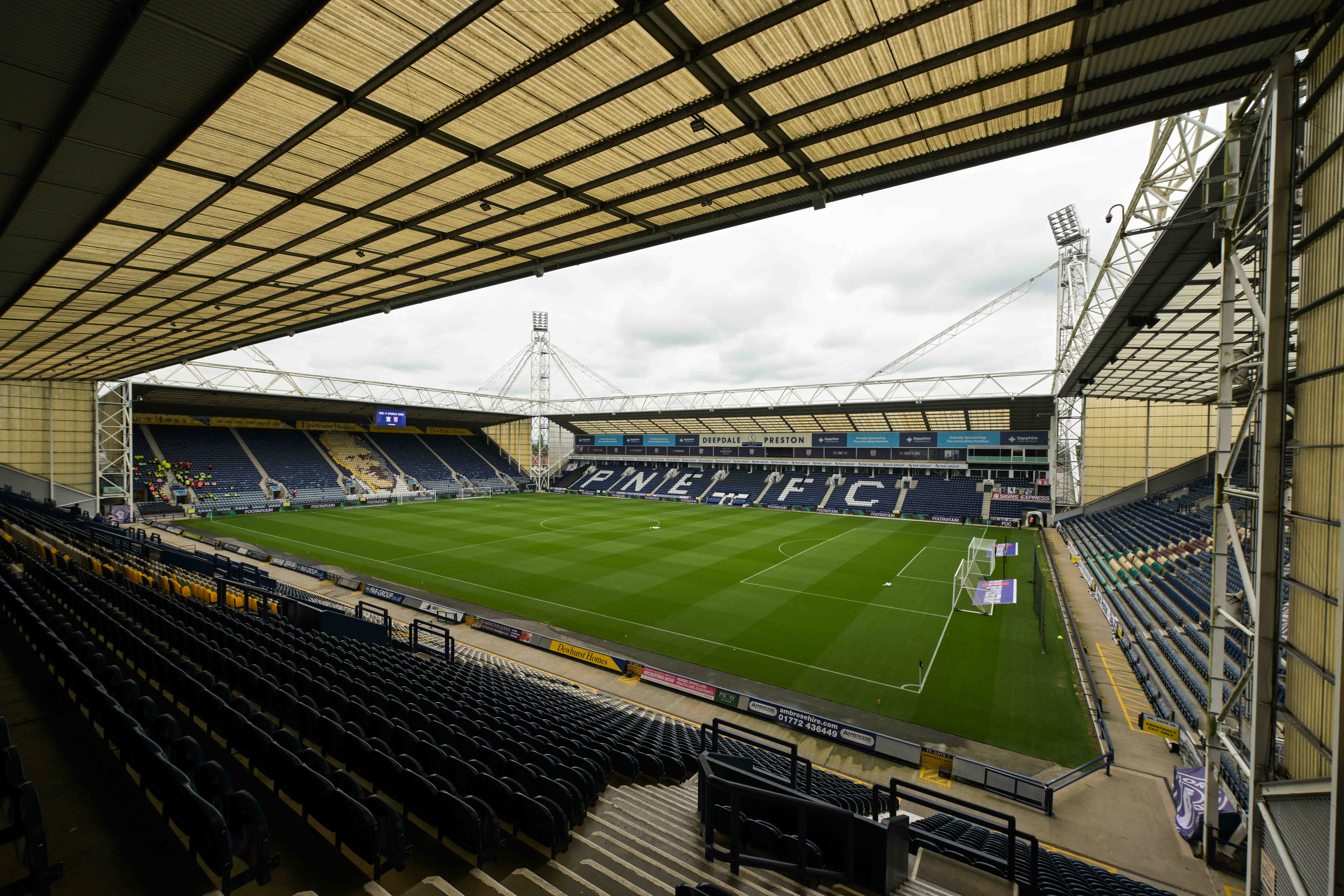 A general view of Deepdale 