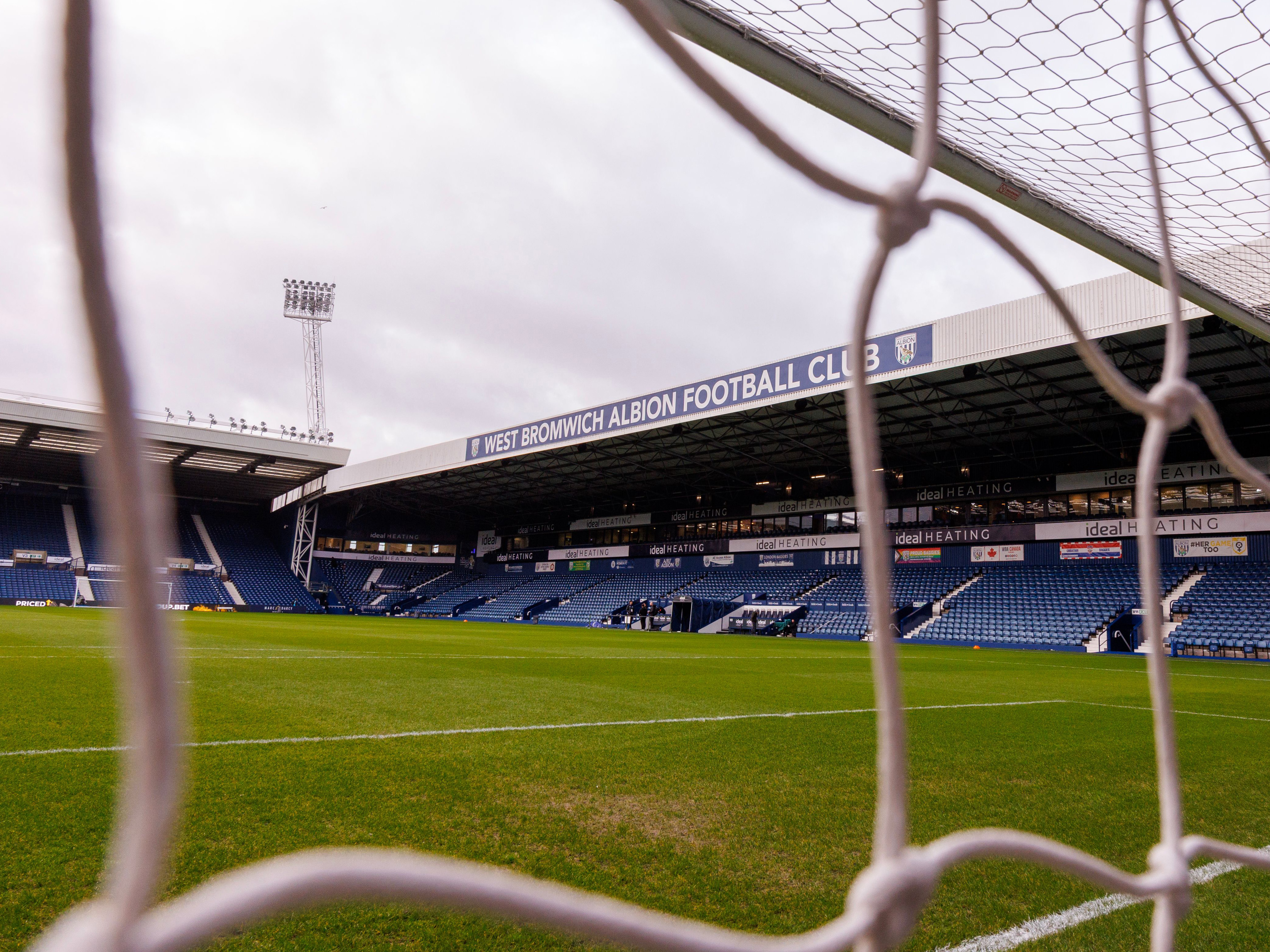 A general view of the West Stand at The Hawthorns 
