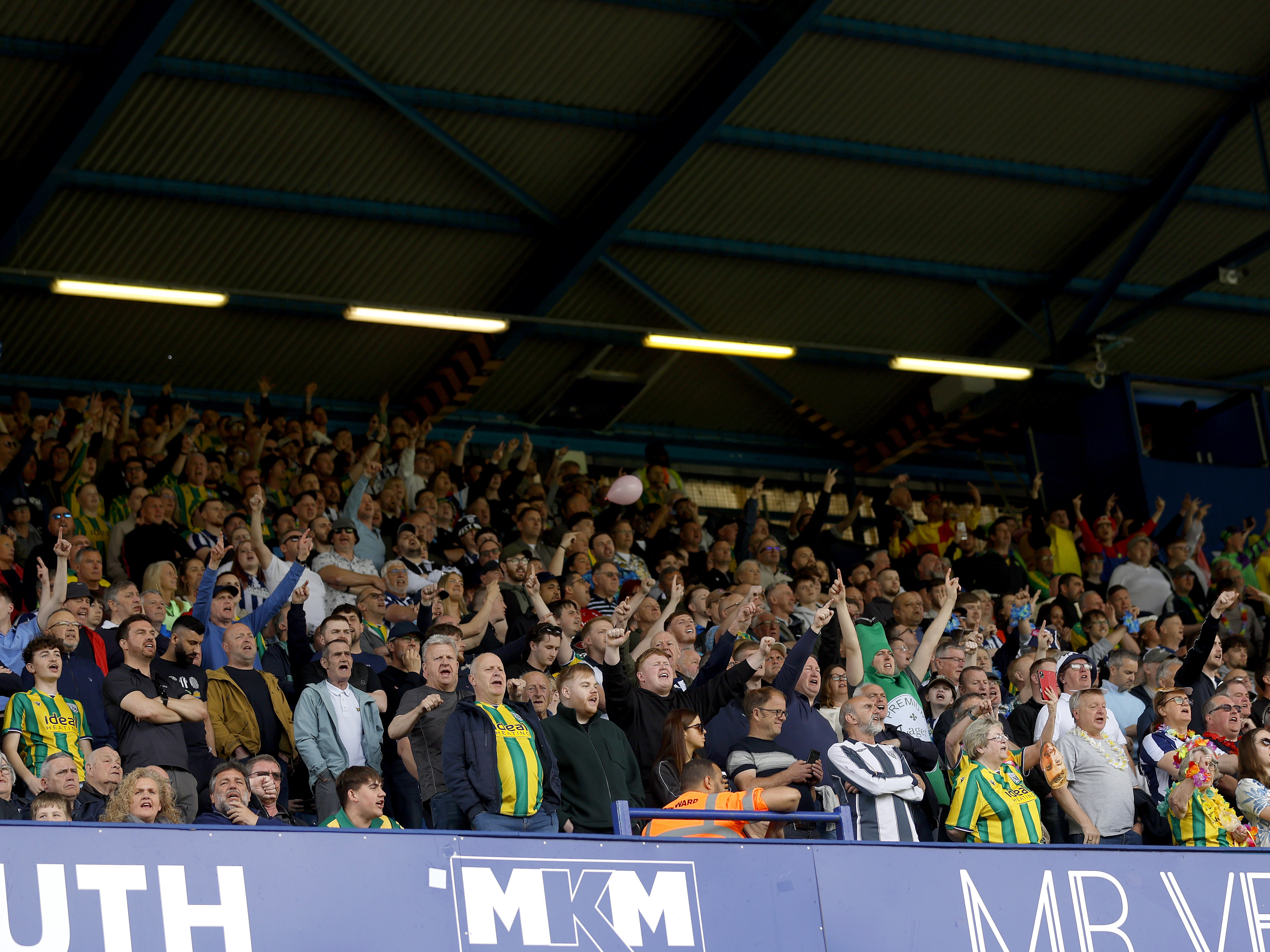 An image of Albion supporters at Hillsborough