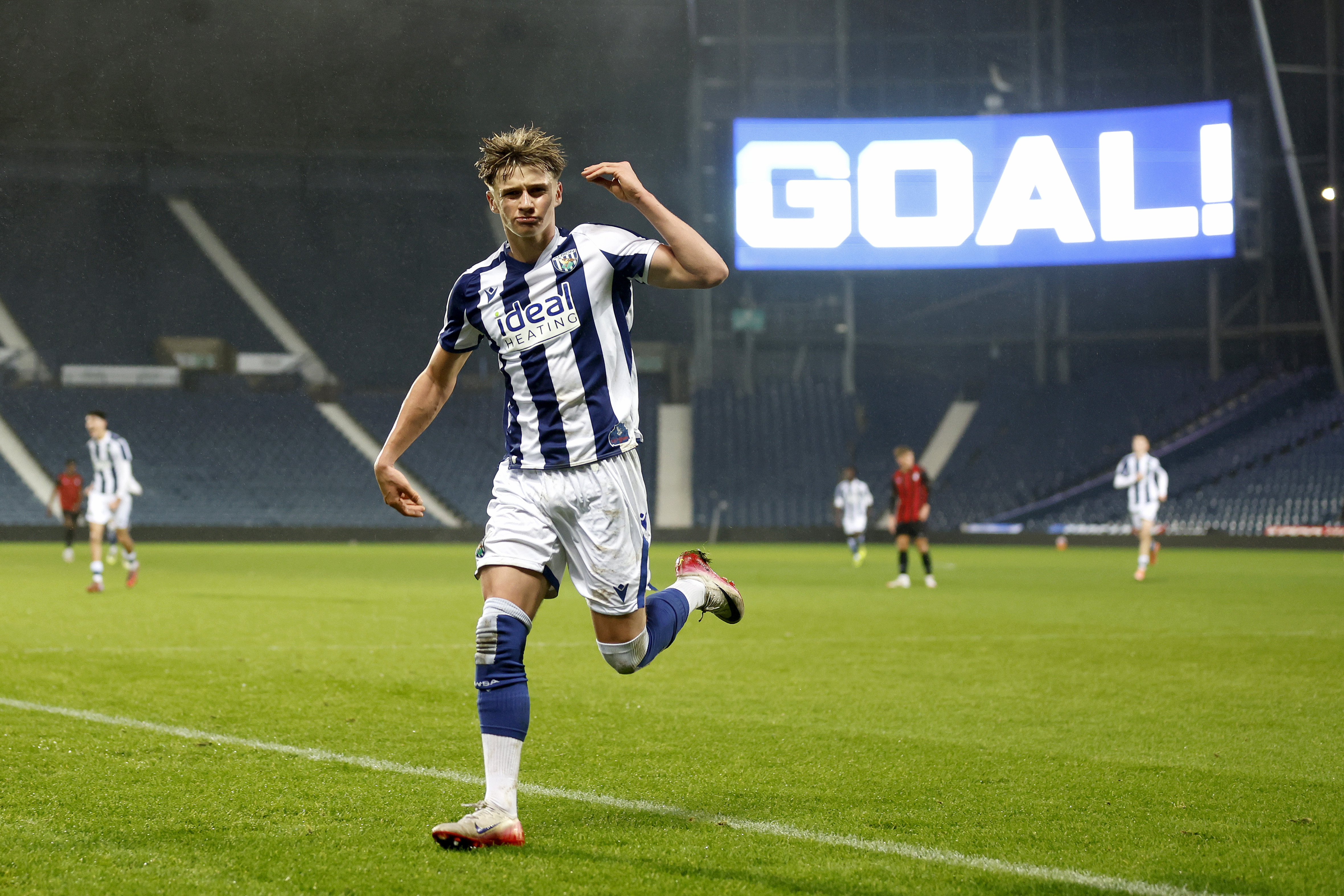 Harry French vs AFC Bournemouth in the FA Youth Cup.