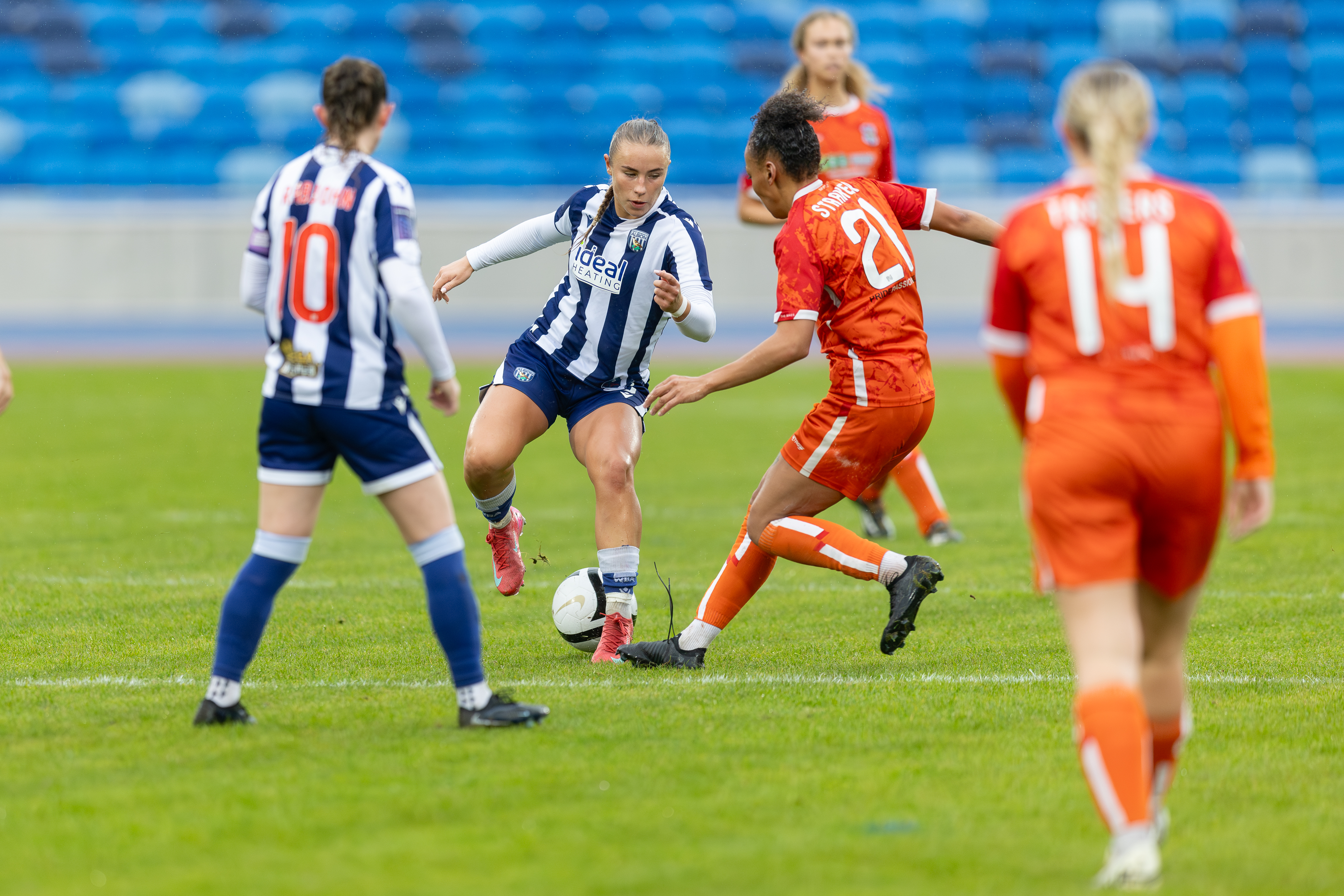 Seren Watkins in action against Boldmere.