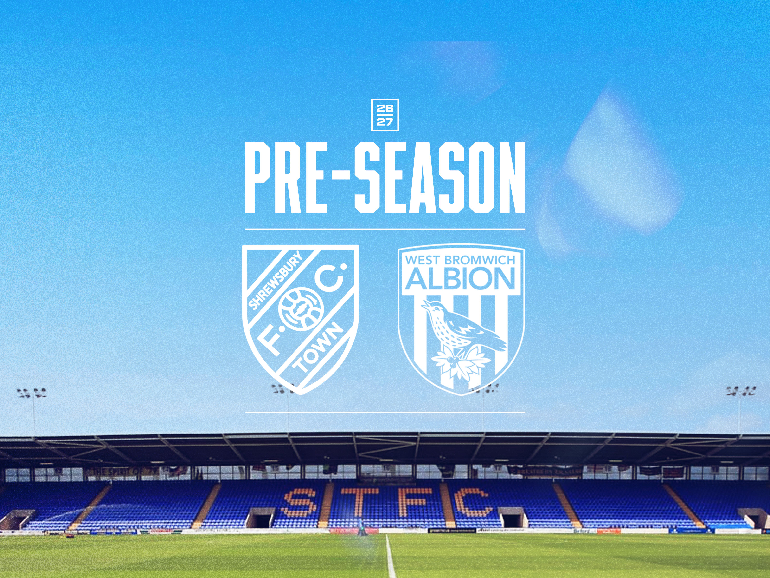 A graphic for Albion's pre-season fixture.