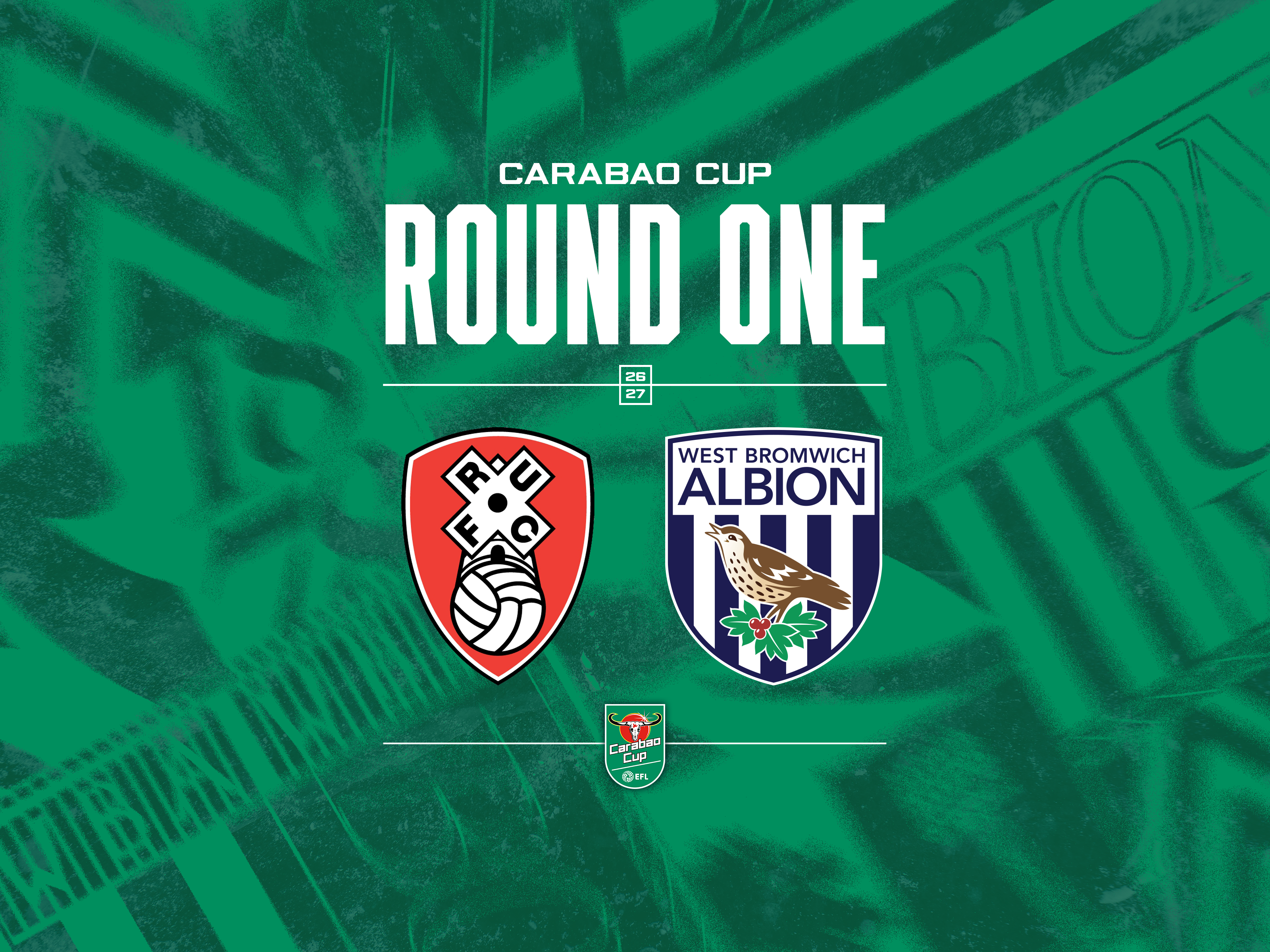 A generic graphic for the Carabao Cup draw.