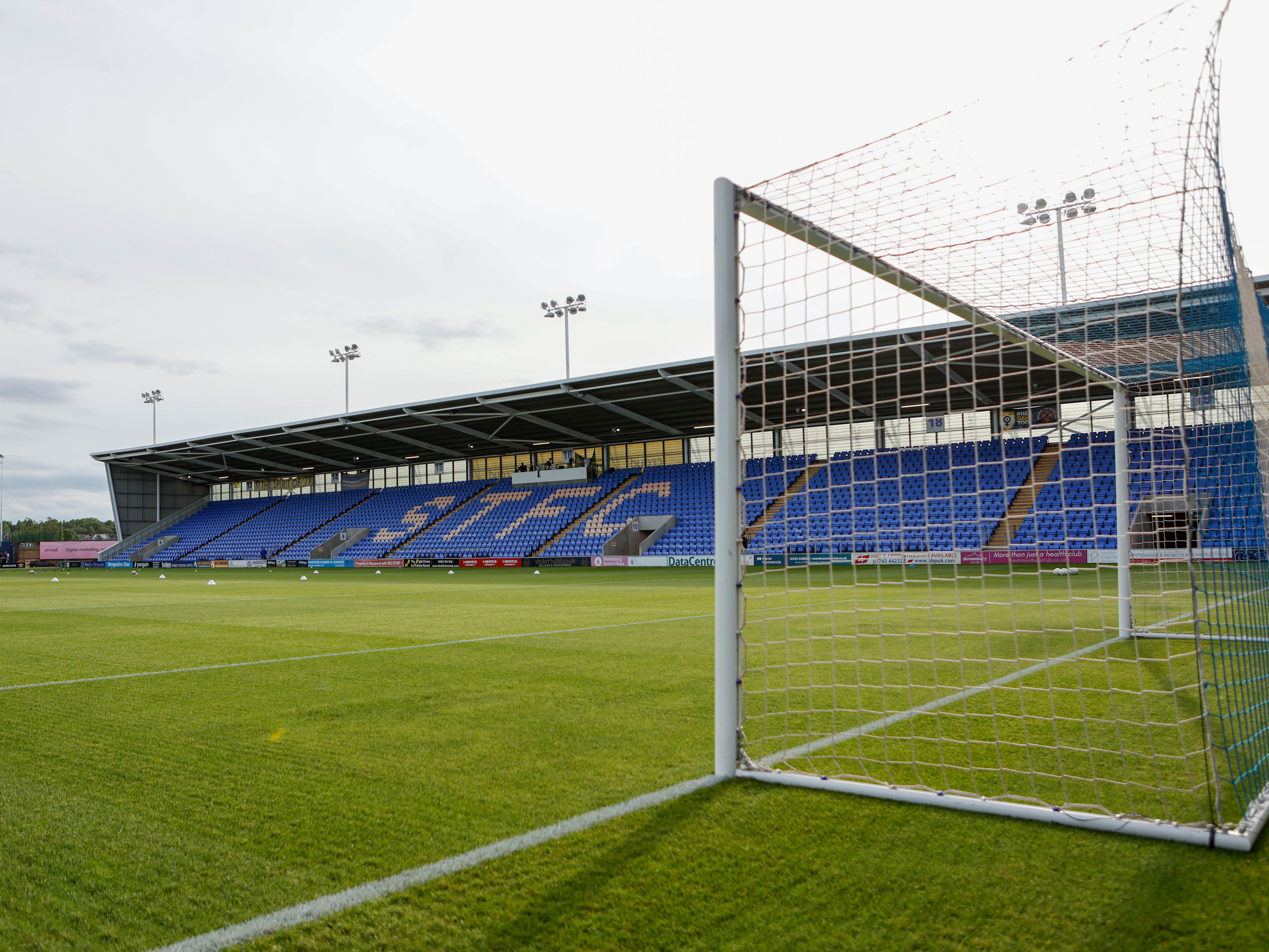 An image of the Croud Meadow stadium