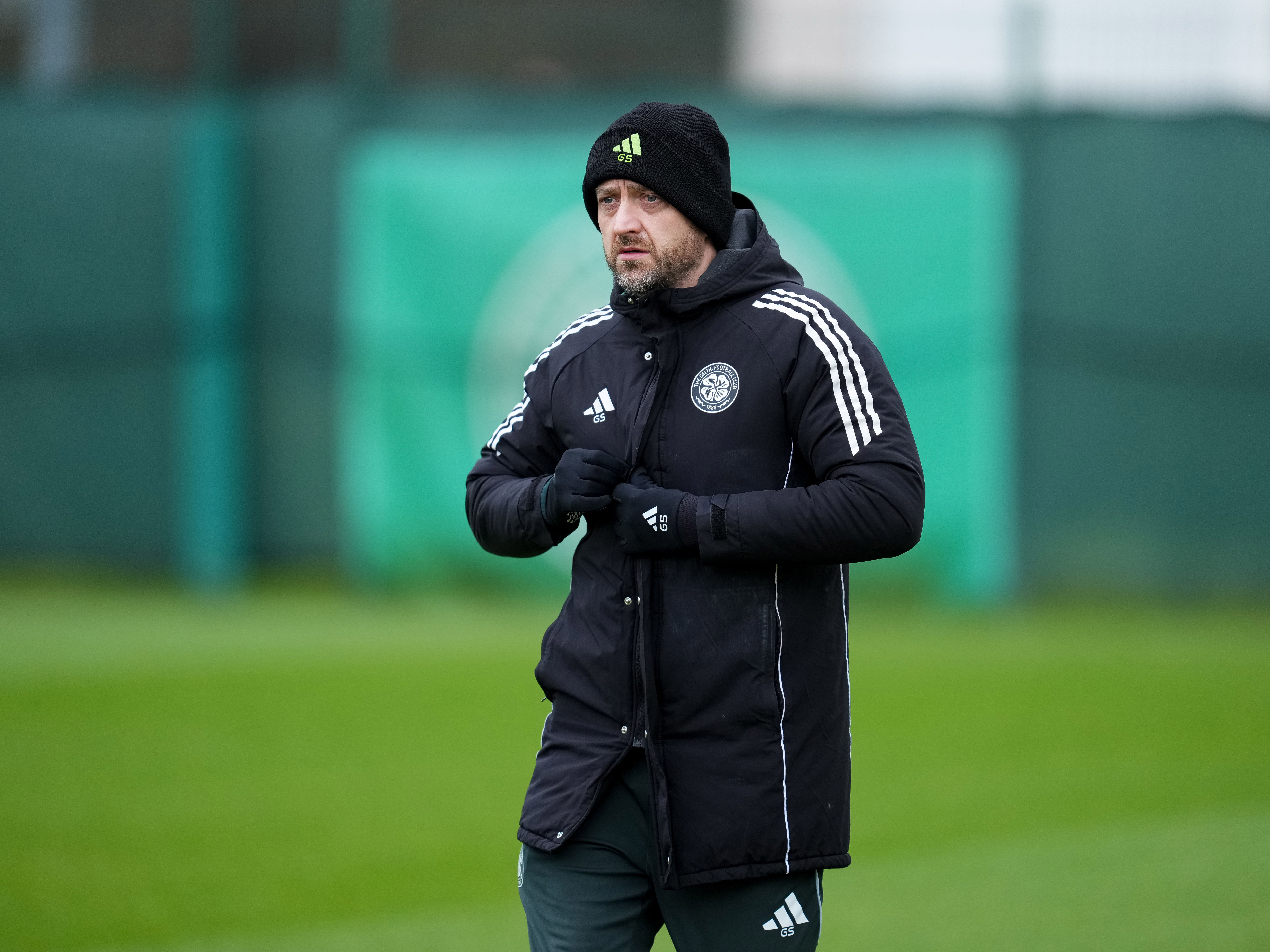 Gavin Strachan coaches Celtic