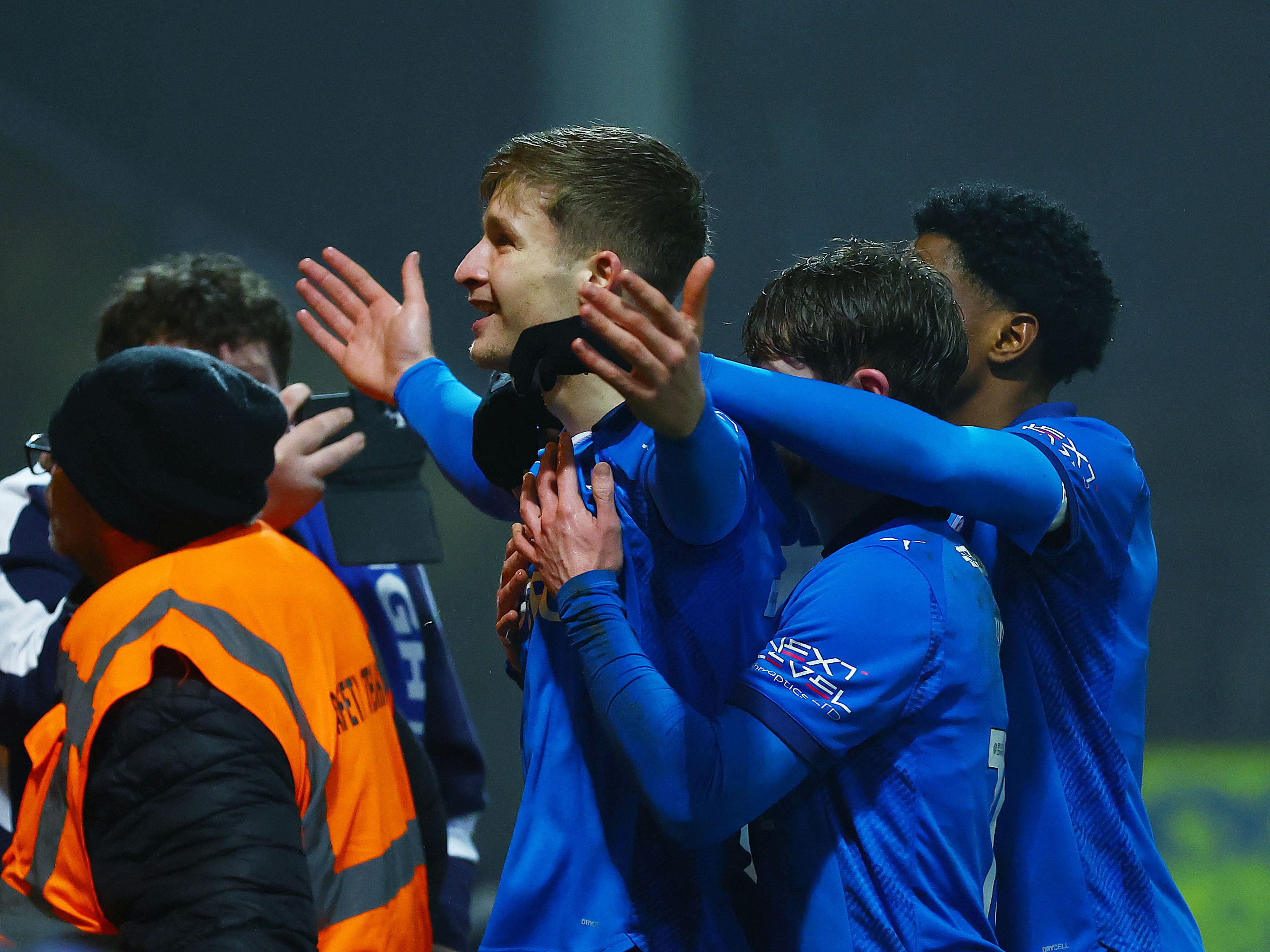 A photo of new Albion forward Jimmy-Jay Morgan playing for former loan club, Peterborough